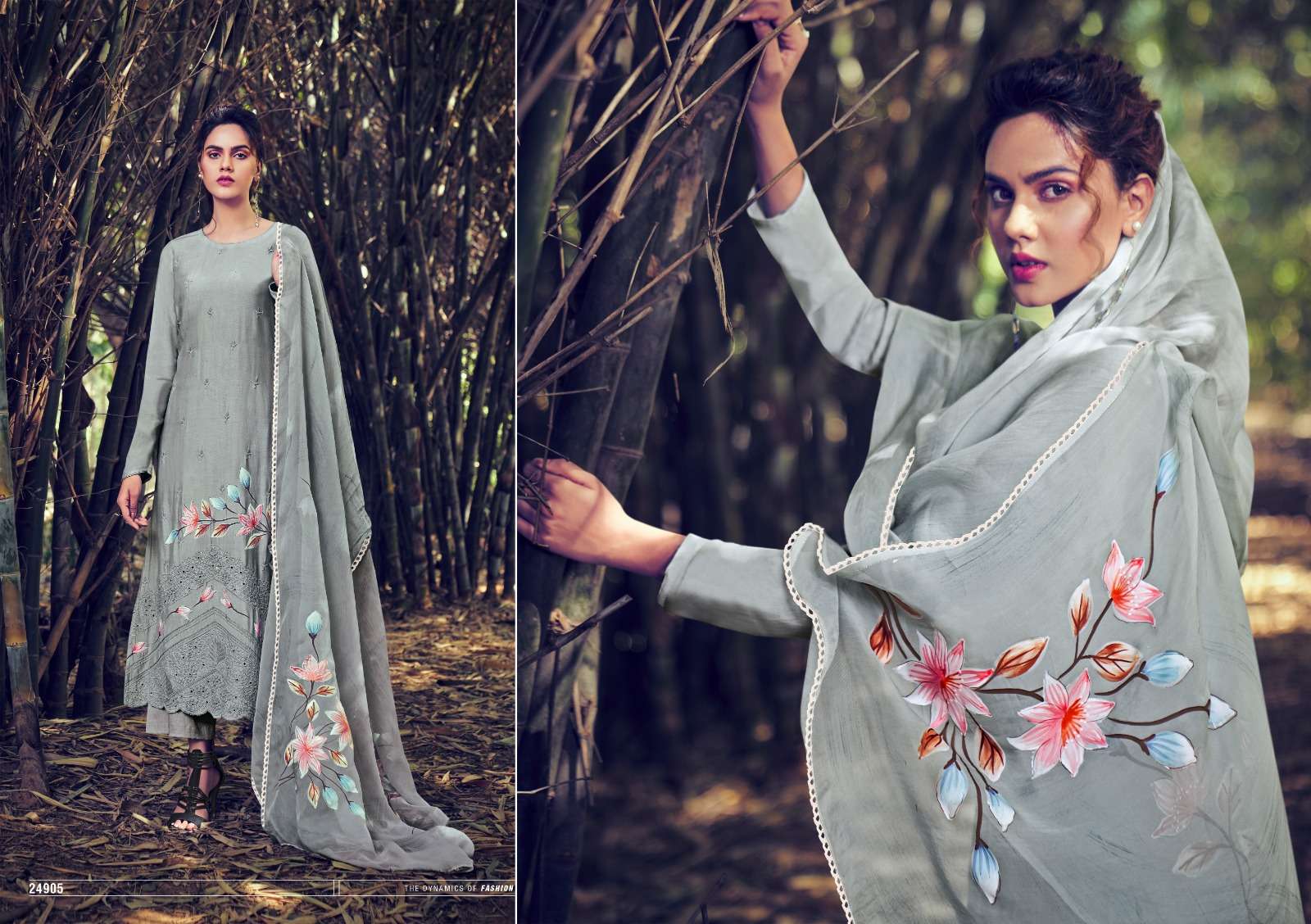 Raha By Chihn 24900 To 24905 Series Beautiful Festive Suits Colorful Stylish Fancy Casual Wear & Ethnic Wear Pure Bemberg Muslin Embroidered Dresses At Wholesale Price