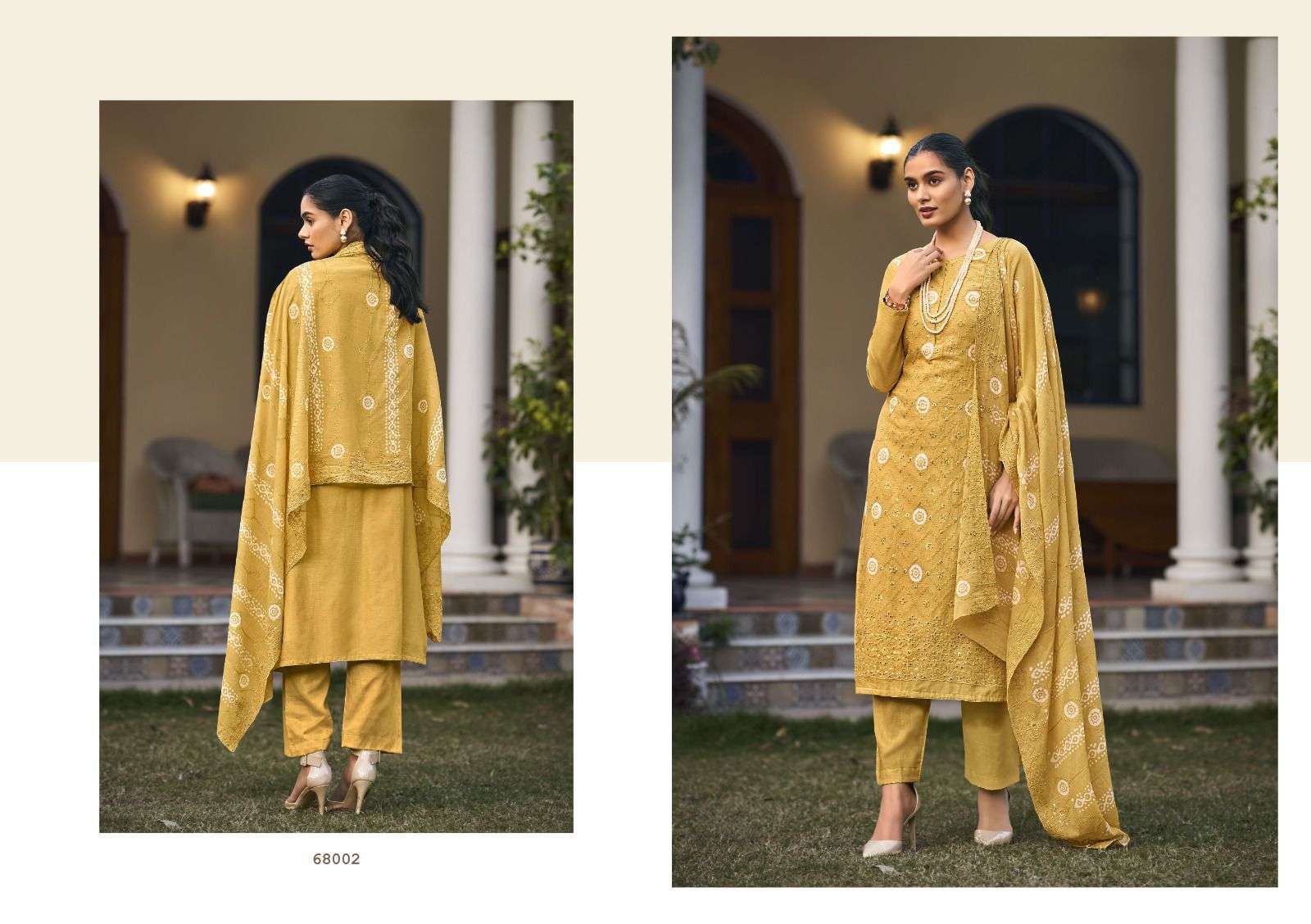 Shiddat By Riana 68000 To 68006 Series Beautiful Festive Suits Colorful Stylish Fancy Casual Wear & Ethnic Wear Pure Cambric Print With Embroidery Dresses At Wholesale Price