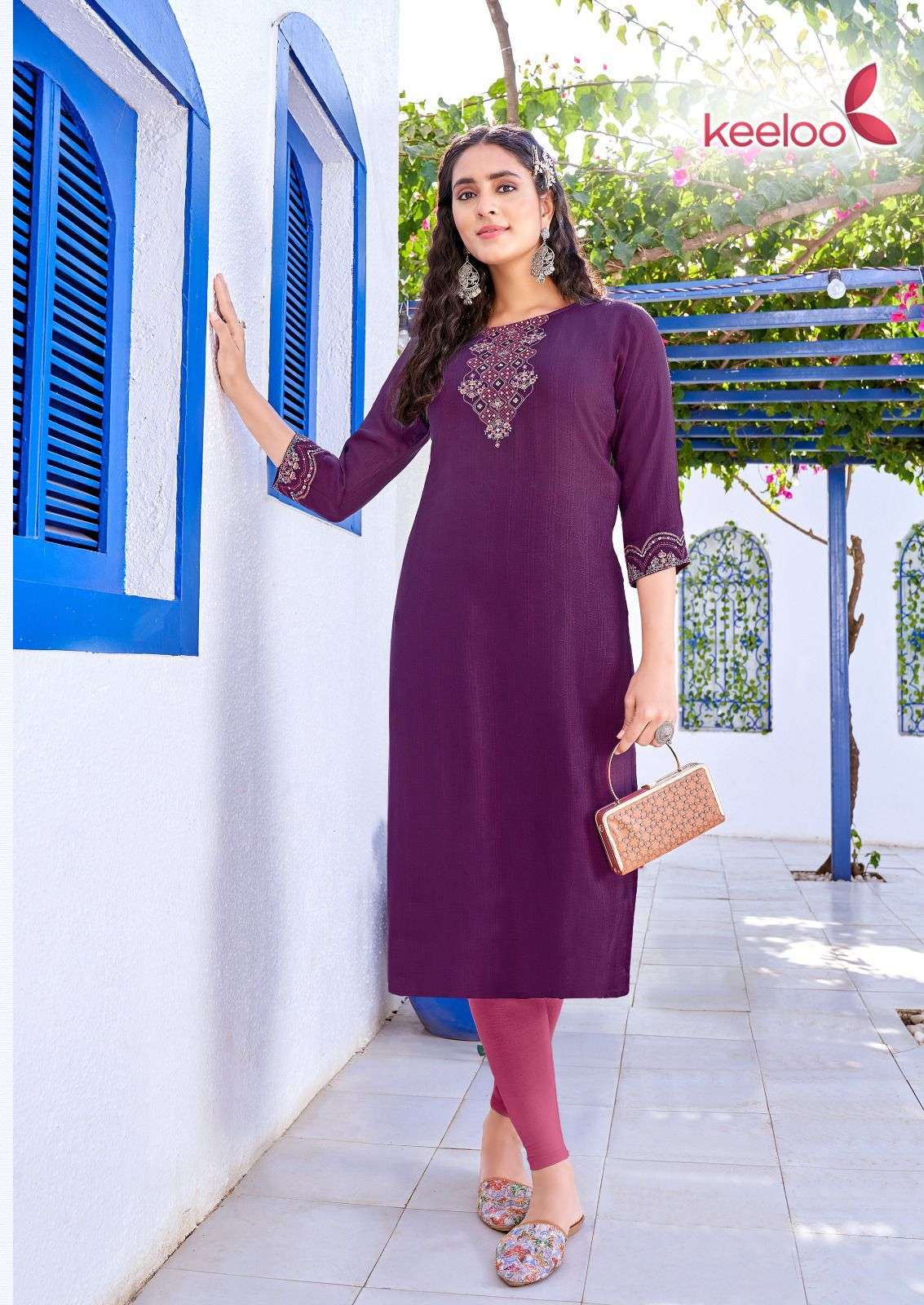Kanika Vol-3 By Keeloo 3001 To 3006 Series Designer Stylish Fancy Colorful Beautiful Party Wear & Ethnic Wear Collection Rayon Embroidered Kurtis At Wholesale Price