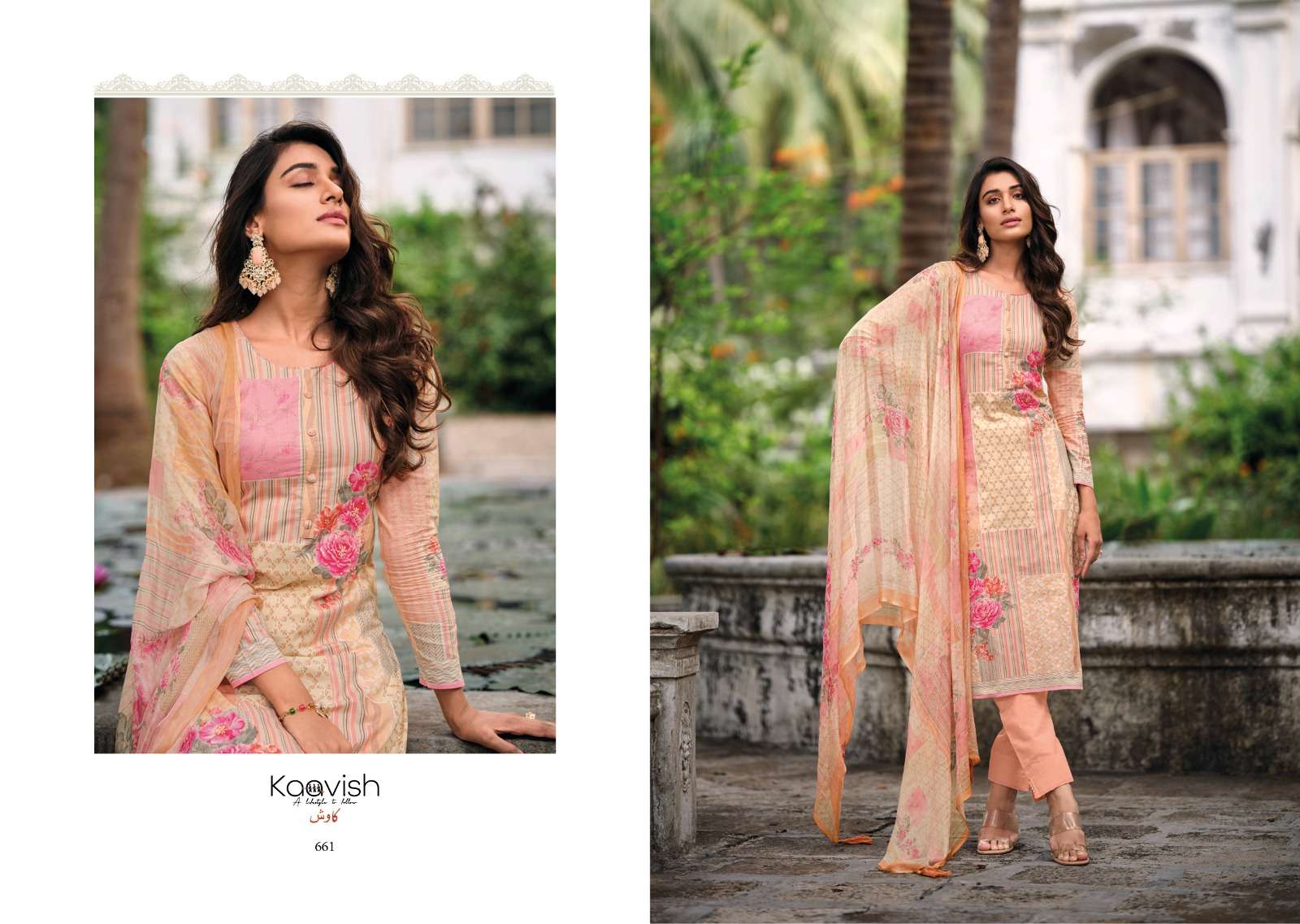 Naimat By Kaavish 661 To 666 Series Beautiful Suits Colorful Stylish Fancy Casual Wear & Ethnic Wear Pure Lawn Cotton Dresses At Wholesale Price