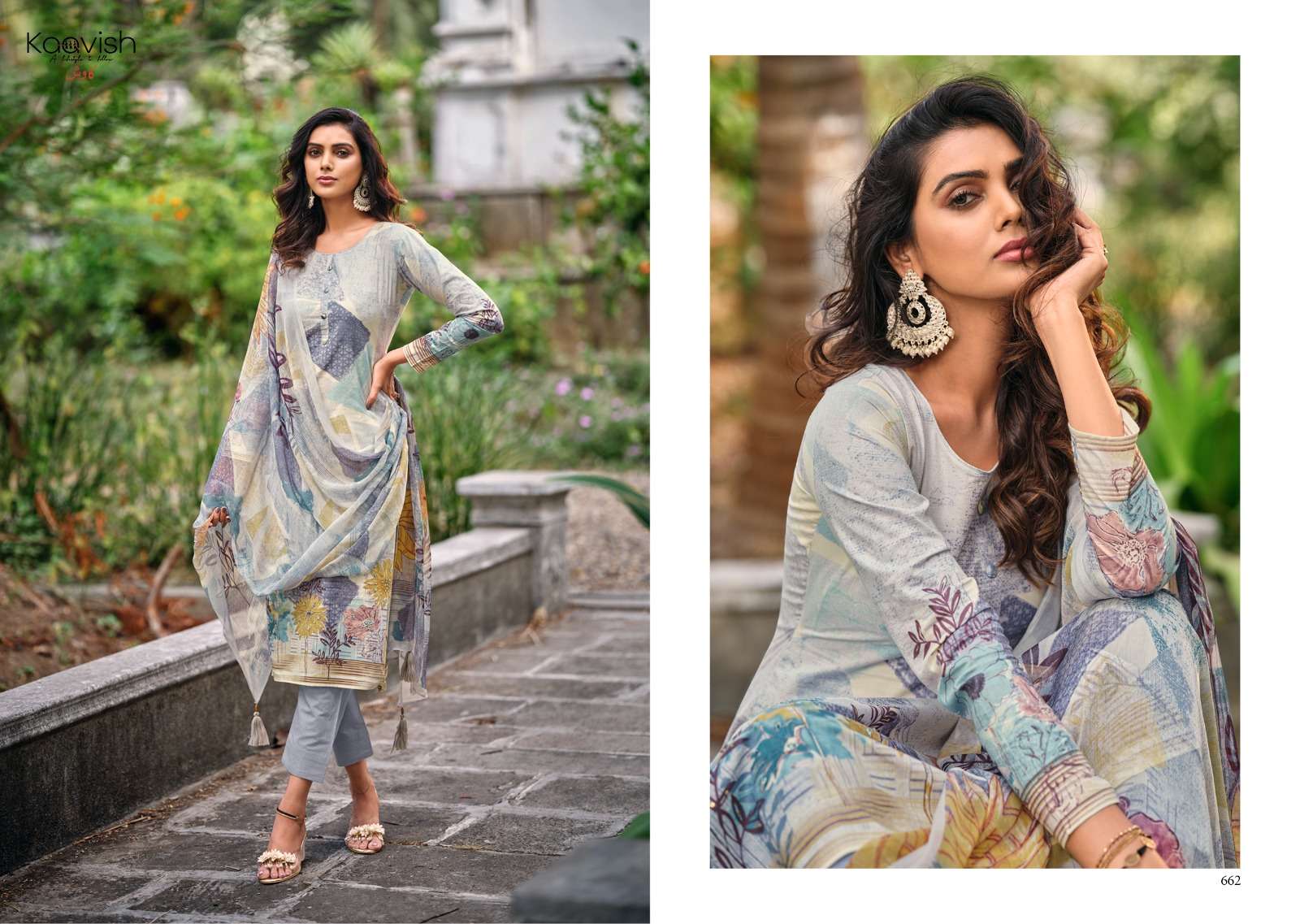 Naimat By Kaavish 661 To 666 Series Beautiful Suits Colorful Stylish Fancy Casual Wear & Ethnic Wear Pure Lawn Cotton Dresses At Wholesale Price