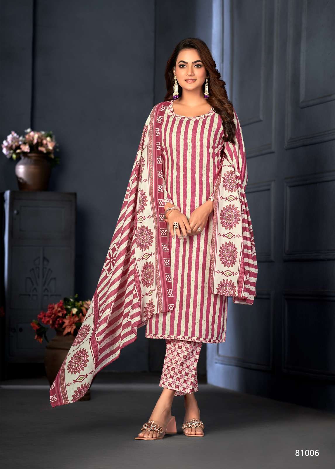Aarohi Vol-3 By Skt Suits 81001 To 81008 Series Beautiful Suits Colorful Stylish Fancy Casual Wear & Ethnic Wear Cotton Print Dresses At Wholesale Price