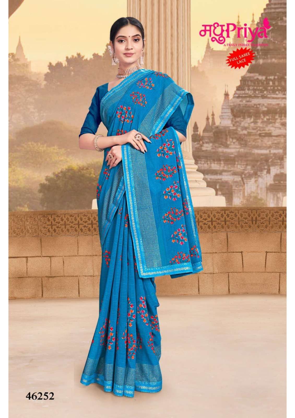 Tesla By Madhupriya 46251 To 46258 Series Indian Traditional Wear Collection Beautiful Stylish Fancy Colorful Party Wear & Occasional Wear Fancy Sarees At Wholesale Price