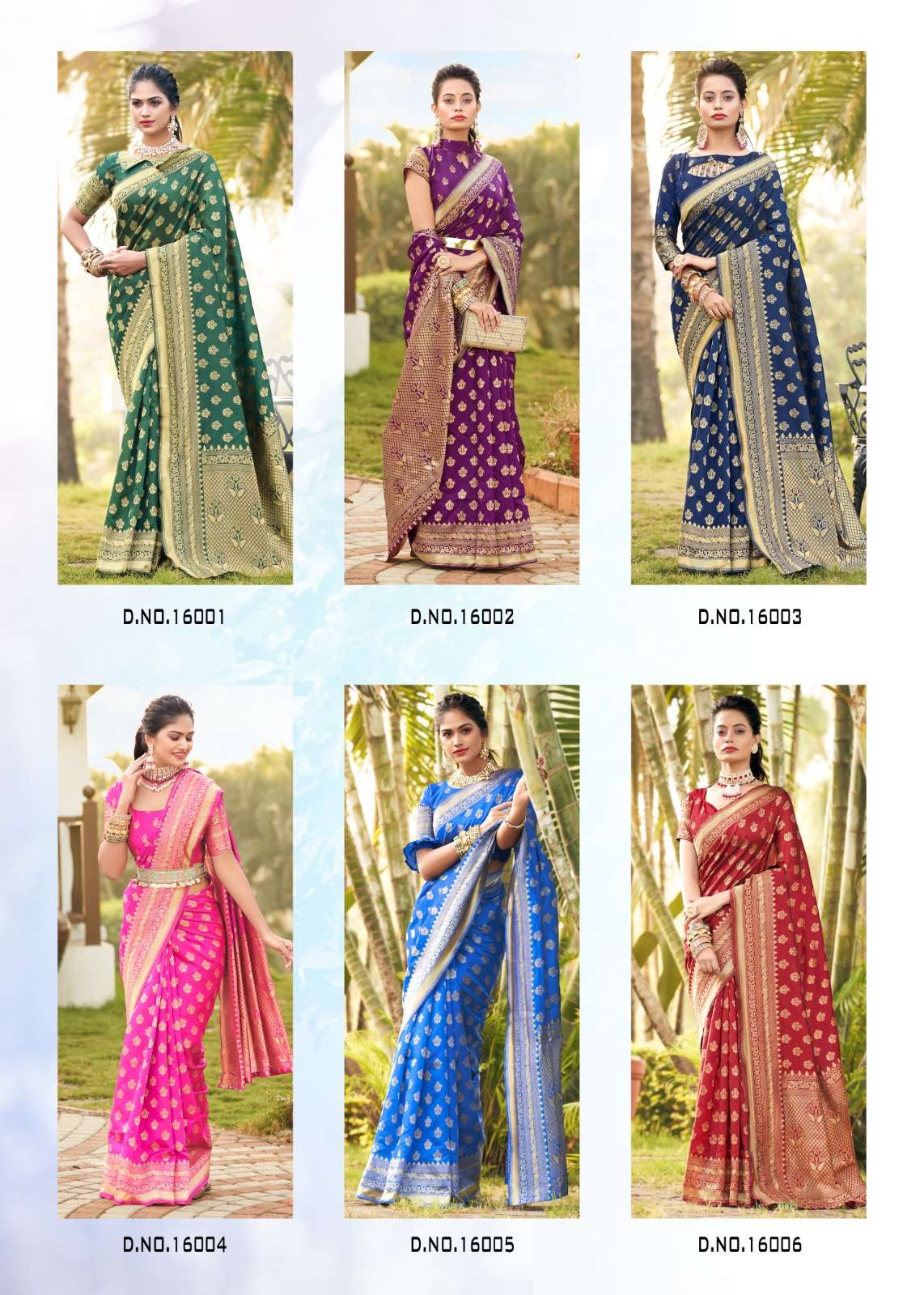 Shaz By The Fabrica 16001 To 16006 Series Indian Traditional Wear Collection Beautiful Stylish Fancy Colorful Party Wear & Occasional Wear Handloom Silk Sarees At Wholesale Price
