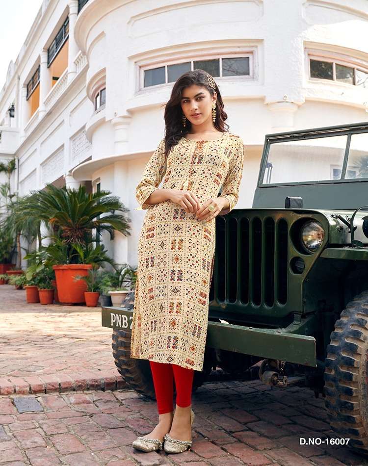 Gardencity Vol-16 By Diya Trends 16001 To 16010 Series Designer Stylish Fancy Colorful Beautiful Party Wear & Ethnic Wear Collection Rayon Prints Kurtis At Wholesale Price