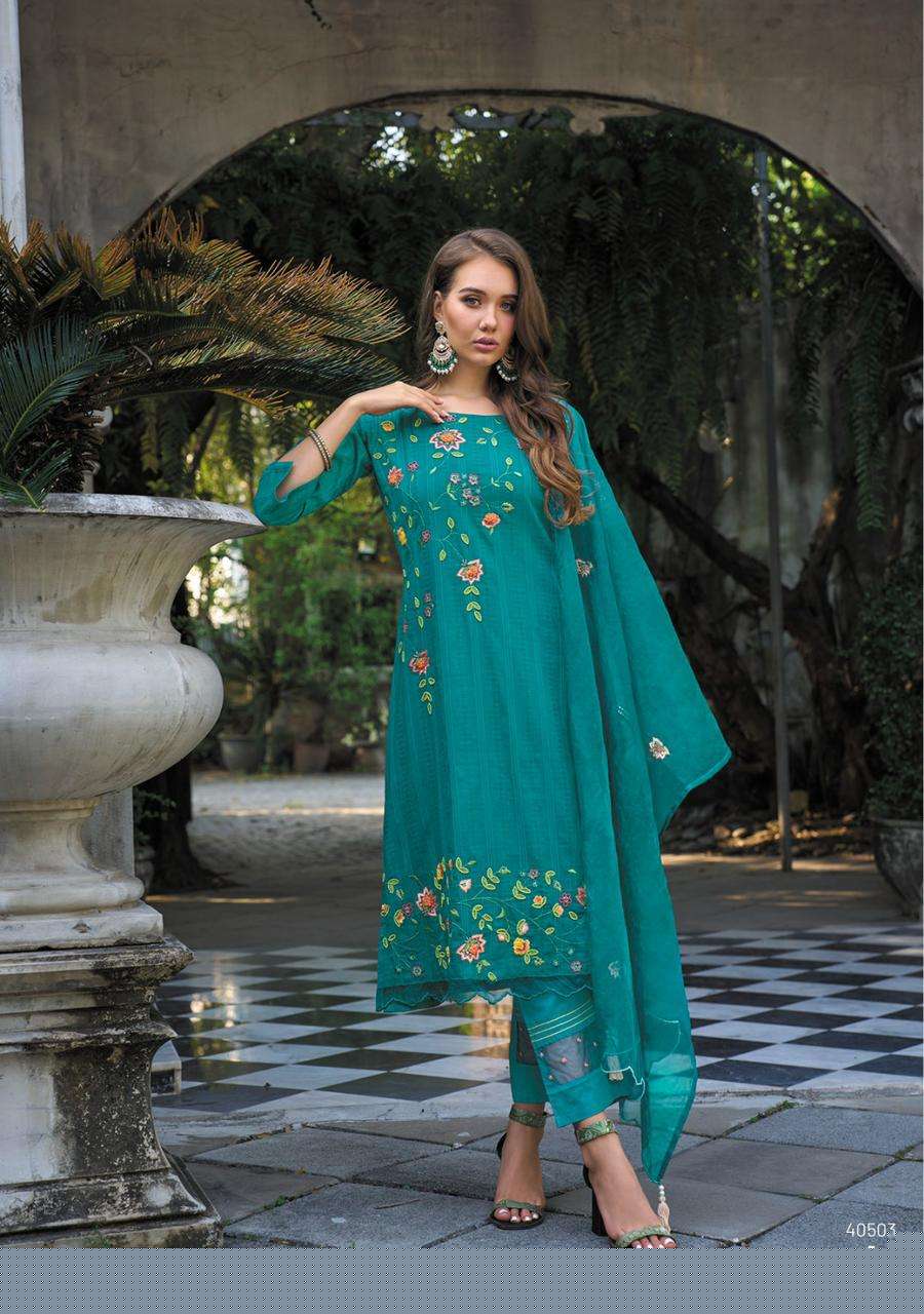 Dil-Kash By Kailee 40501 To 40506 Series Beautiful Festive Suits Colorful Stylish Fancy Casual Wear & Ethnic Wear Pure Cotton Dresses At Wholesale Price