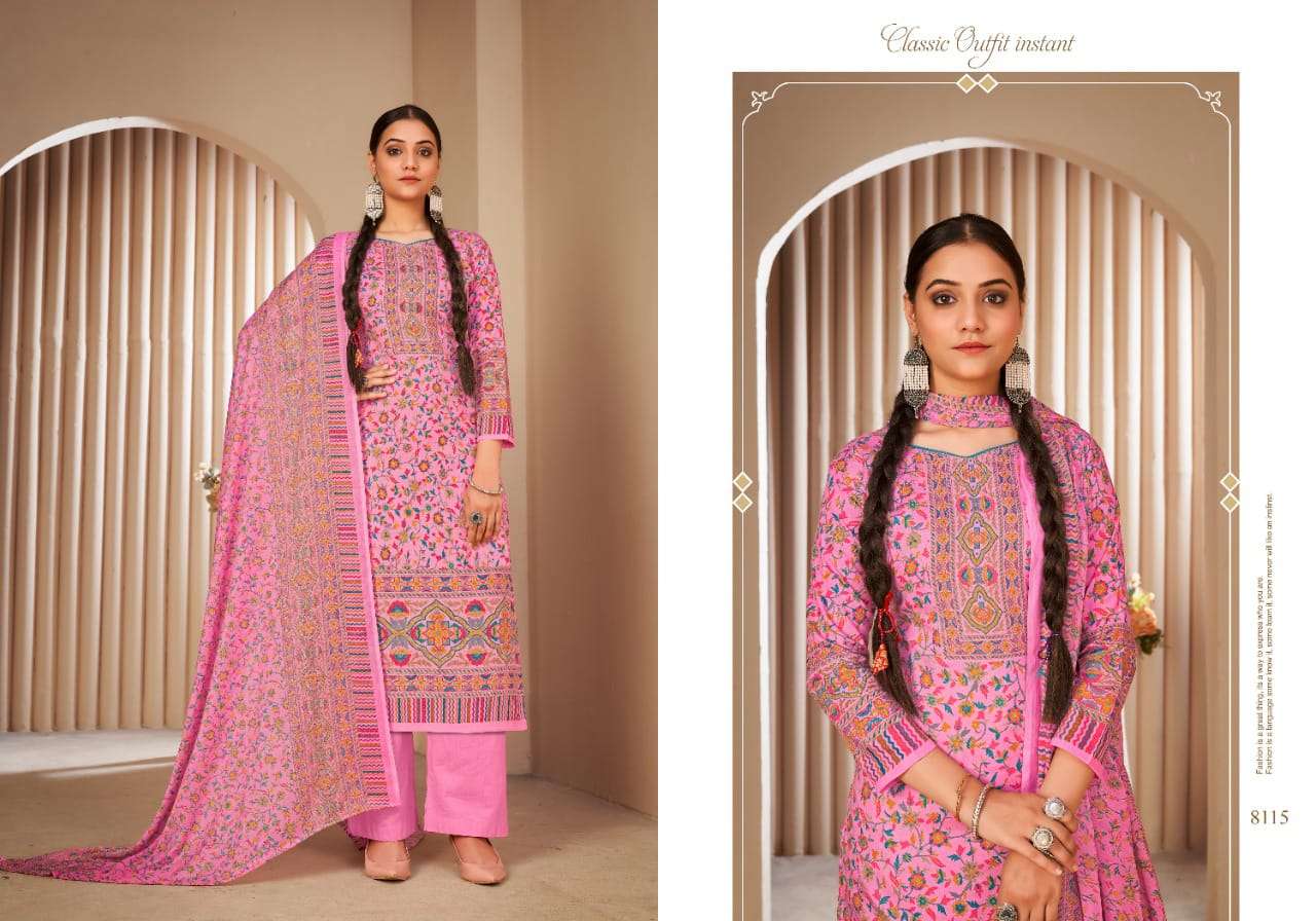 Kastoori By Lohesh 8113 To 8122 Series Beautiful Pakistani Suits Colorful Stylish Fancy Casual Wear & Ethnic Wear Soft Cotton Jacquard Print Dresses At Wholesale Price