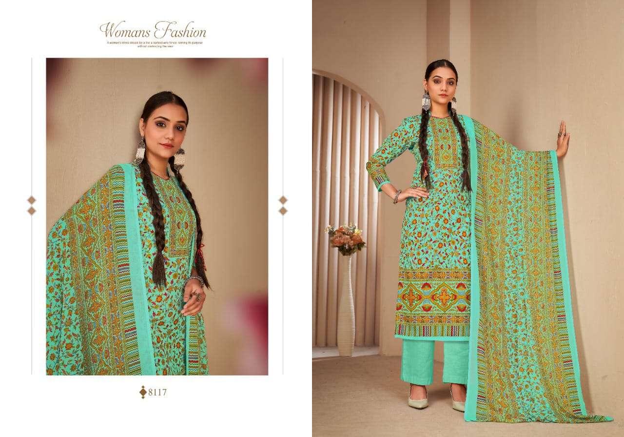 Kastoori By Lohesh 8113 To 8122 Series Beautiful Pakistani Suits Colorful Stylish Fancy Casual Wear & Ethnic Wear Soft Cotton Jacquard Print Dresses At Wholesale Price