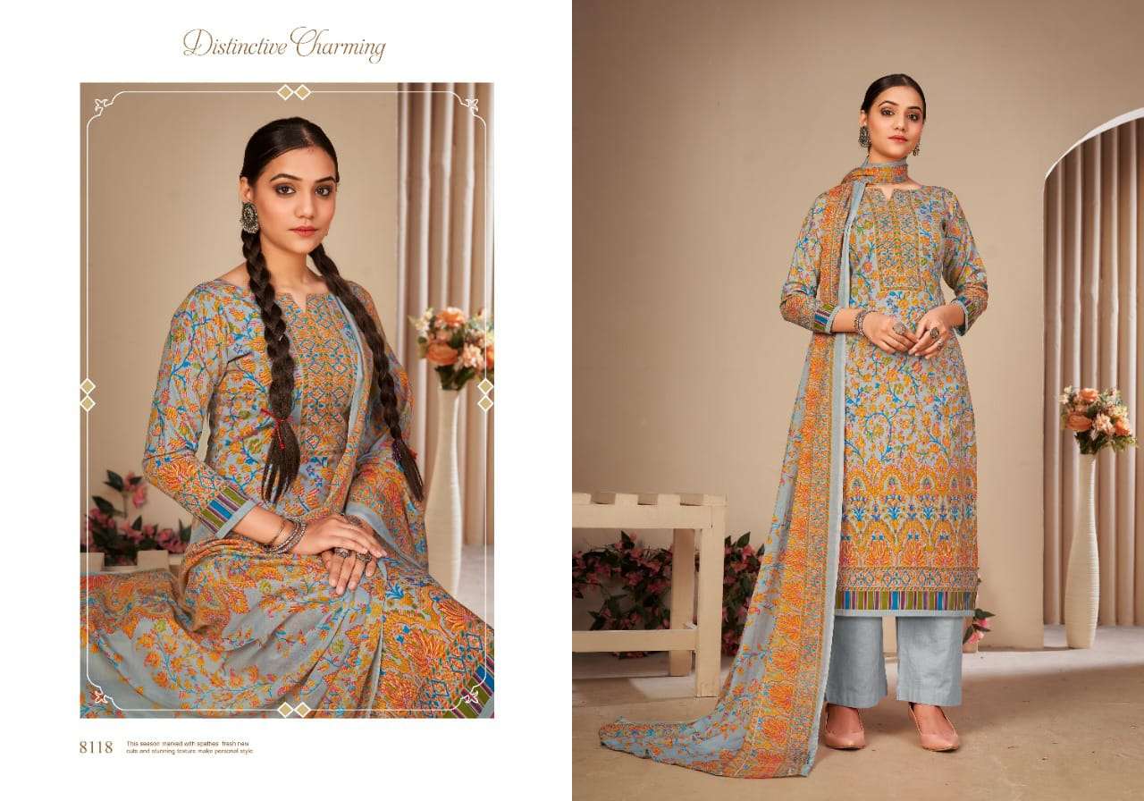 Kastoori By Lohesh 8113 To 8122 Series Beautiful Pakistani Suits Colorful Stylish Fancy Casual Wear & Ethnic Wear Soft Cotton Jacquard Print Dresses At Wholesale Price