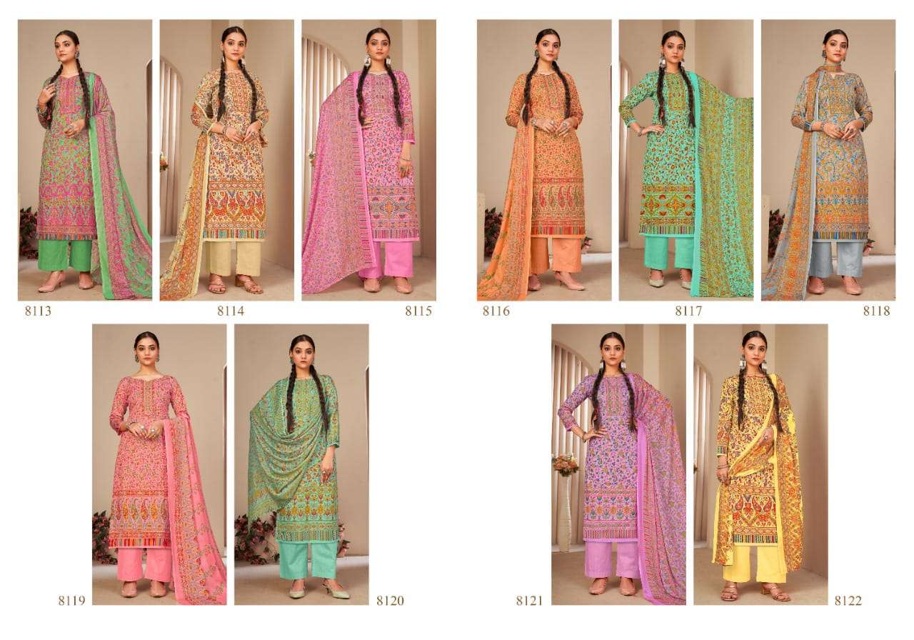 Kastoori By Lohesh 8113 To 8122 Series Beautiful Pakistani Suits Colorful Stylish Fancy Casual Wear & Ethnic Wear Soft Cotton Jacquard Print Dresses At Wholesale Price