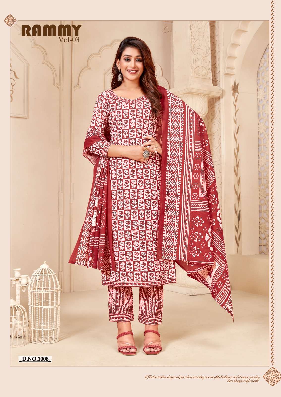 Rammy Vol-3 By Skt Suits 3001 To 3012 Series Beautiful Stylish Festive Suits Fancy Colorful Casual Wear & Ethnic Wear & Ready To Wear Cotton Print Dresses At Wholesale Price