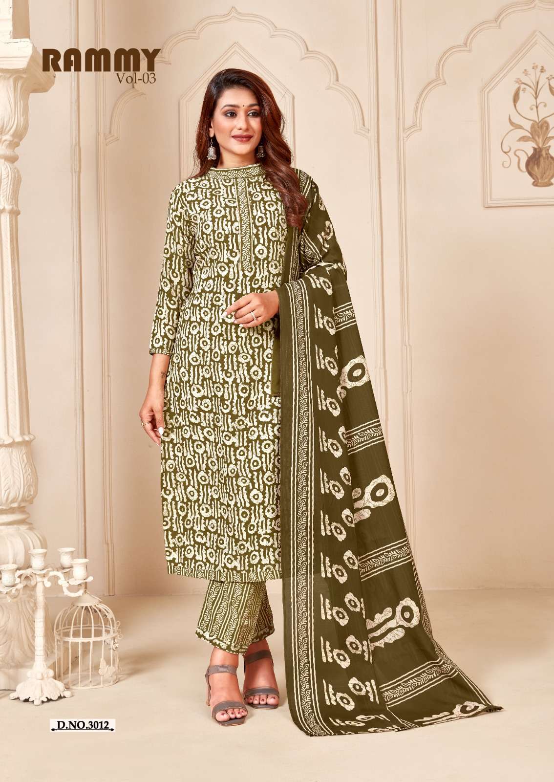 Rammy Vol-3 By Skt Suits 3001 To 3012 Series Beautiful Stylish Festive Suits Fancy Colorful Casual Wear & Ethnic Wear & Ready To Wear Cotton Print Dresses At Wholesale Price