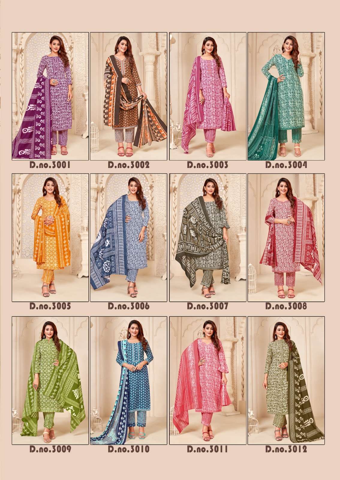Rammy Vol-3 By Skt Suits 3001 To 3012 Series Beautiful Stylish Festive Suits Fancy Colorful Casual Wear & Ethnic Wear & Ready To Wear Cotton Print Dresses At Wholesale Price