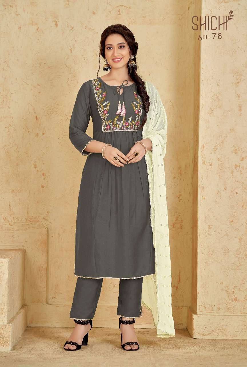 Fanaa By Shichi 73 To 78 Series Designer Suits Collection Beautiful Stylish Colorful Fancy Party Wear & Occasional Wear Chiffon Dresses At Wholesale Price