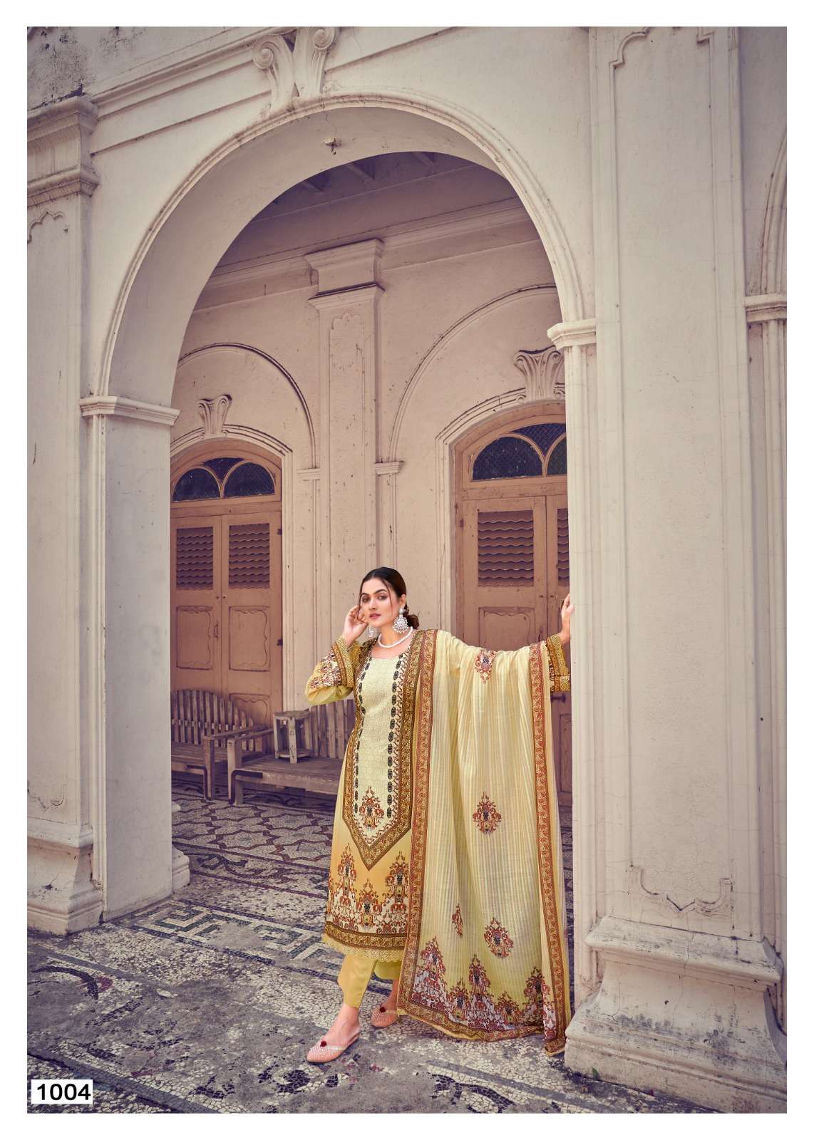 Aarzoo By Hermitage 1001 To 1006 Series Designer Festive Suits Beautiful Fancy Stylish Colorful Party Wear & Occasional Wear Pure Lawn Print With Embroidery Dresses At Wholesale Price