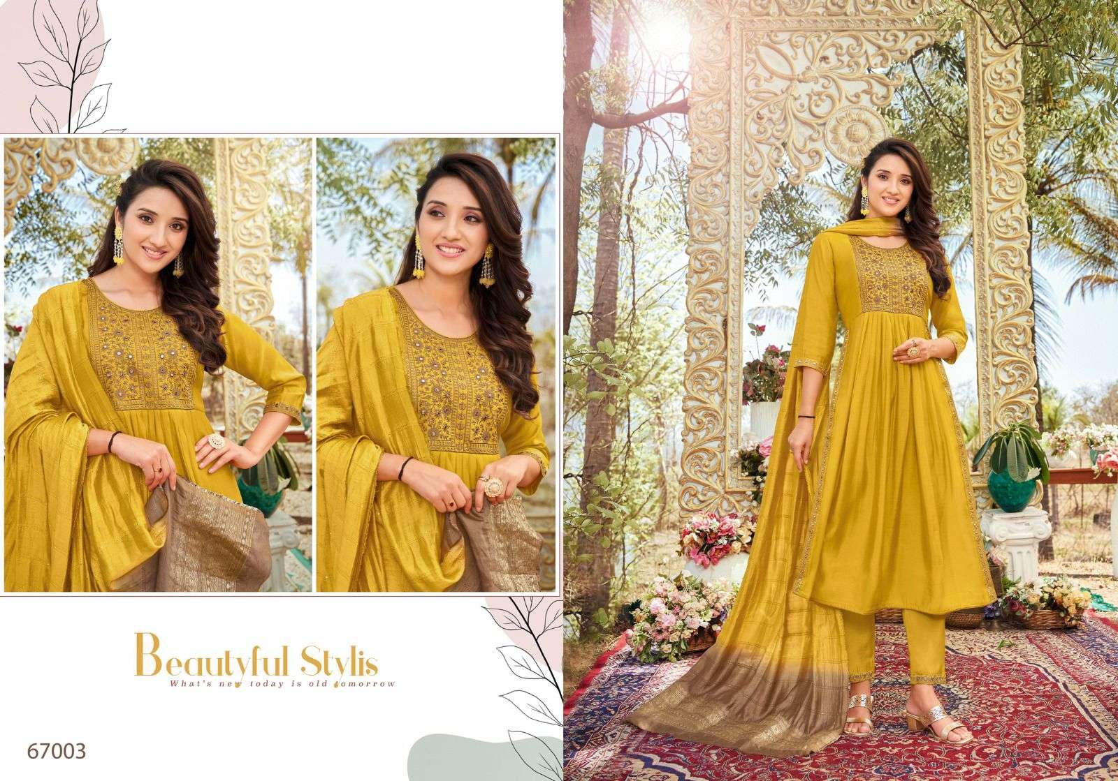 Spring Roll By Artio 67001 To 67008 Series Designer Suits Collection Beautiful Stylish Colorful Fancy Party Wear & Occasional Wear Viscose Silk Dresses At Wholesale Price