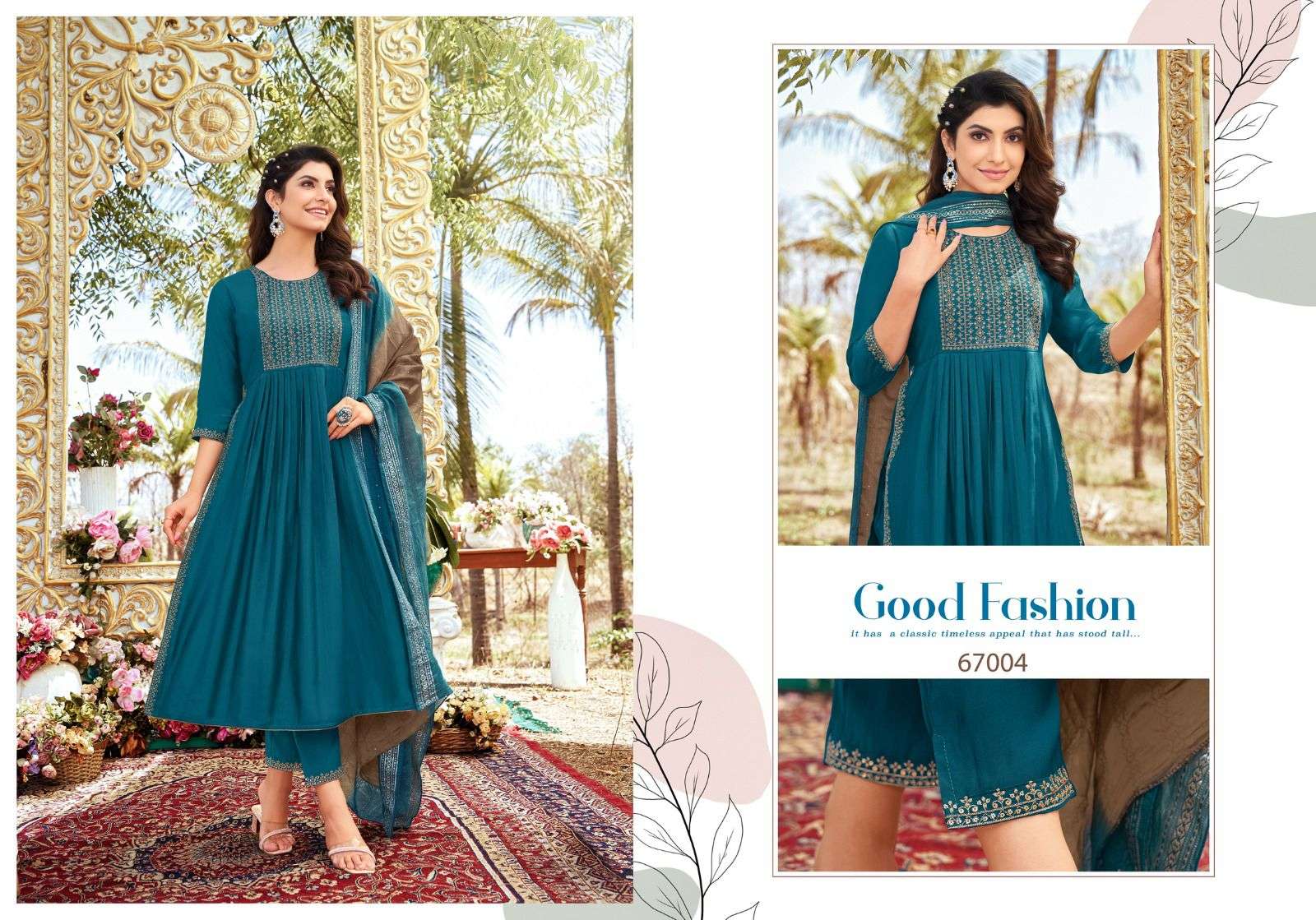 Spring Roll By Artio 67001 To 67008 Series Designer Suits Collection Beautiful Stylish Colorful Fancy Party Wear & Occasional Wear Viscose Silk Dresses At Wholesale Price
