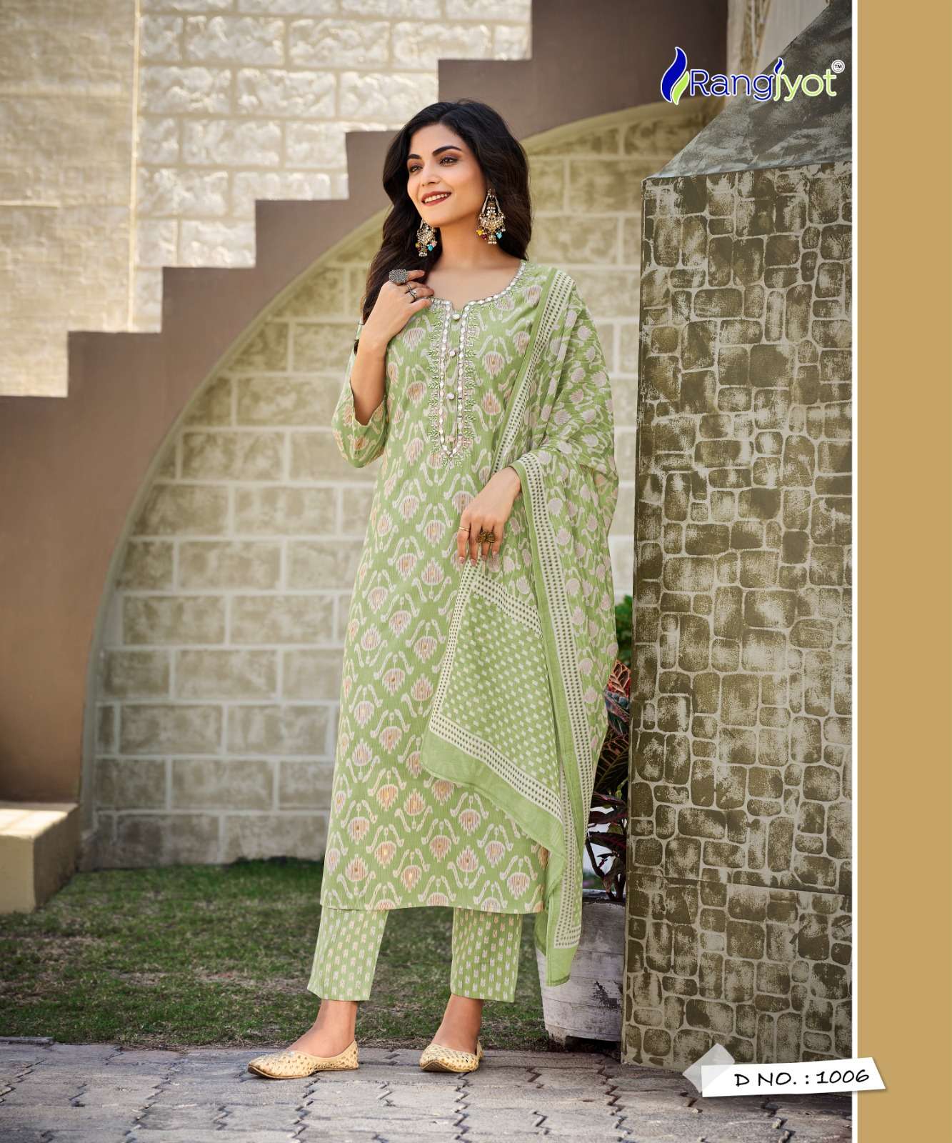 Anamika Vol-1 By Rangjyot Fashion 1001 To 1006 Series Designer Suits Collection Beautiful Stylish Colorful Fancy Party Wear & Occasional Wear Chanderi Silk Dresses At Wholesale Price