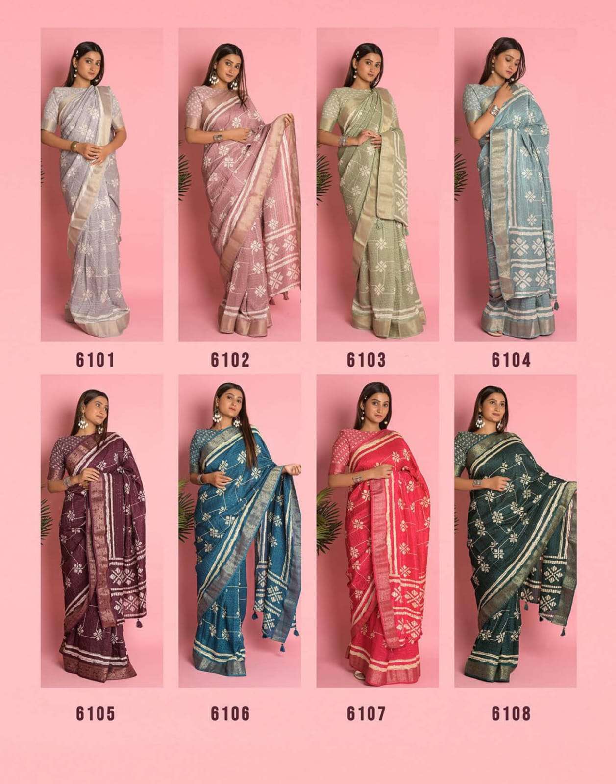 Sequence Silk By Ashima 6101 To 6108 Series Indian Traditional Wear Collection Beautiful Stylish Fancy Colorful Party Wear & Occasional Wear Dola Silk Sarees At Wholesale Price