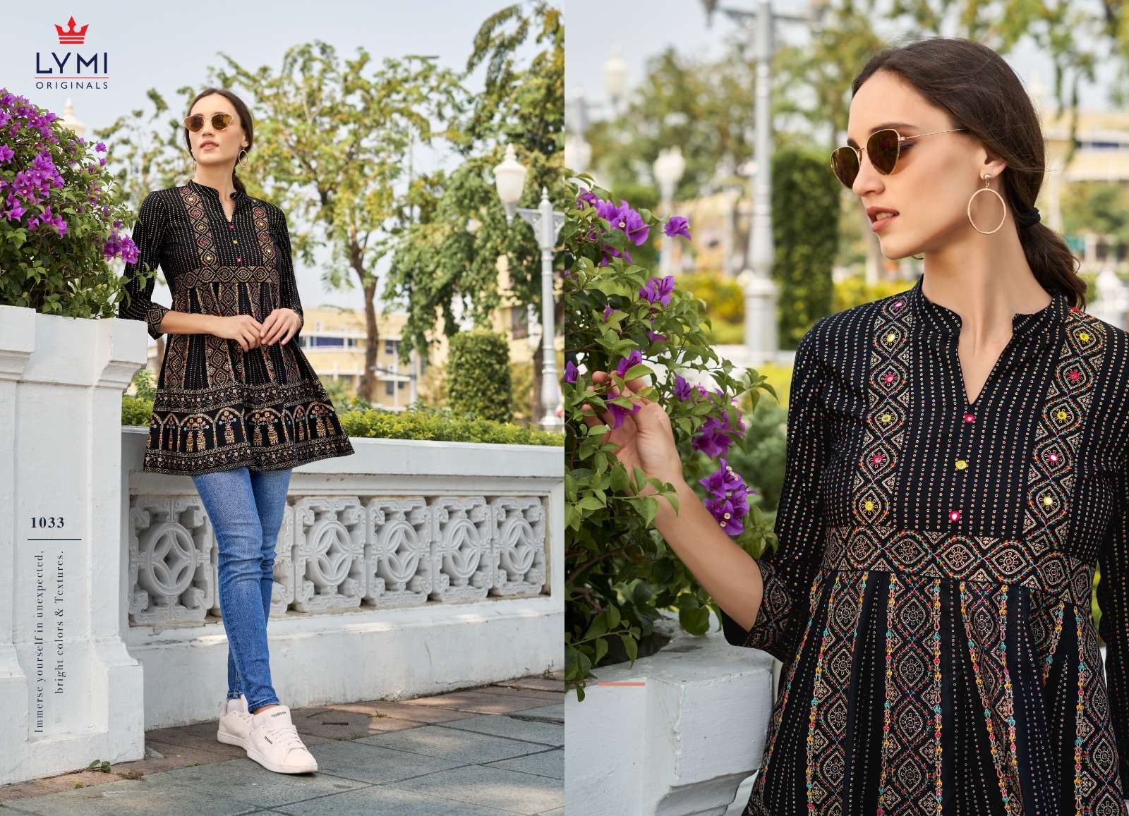 Colours By Lymi 1031 To 1036 Series Beautiful Stylish Fancy Colorful Casual Wear & Ethnic Wear Rayon Print Tops At Wholesale Price