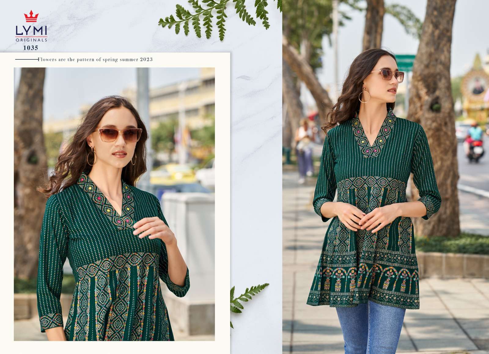 Colours By Lymi 1031 To 1036 Series Beautiful Stylish Fancy Colorful Casual Wear & Ethnic Wear Rayon Print Tops At Wholesale Price