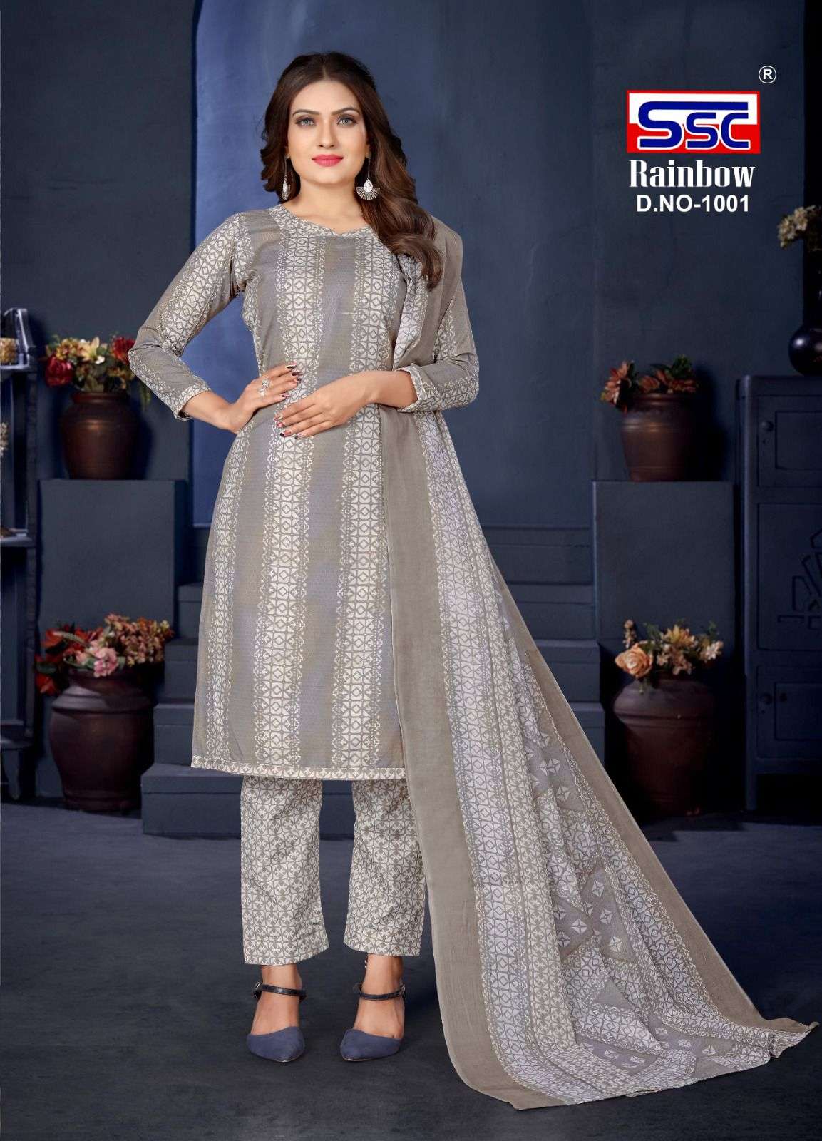 Rainbow By Shree Shanti Creation 1001 To 1012 Series Beautiful Suits Colorful Stylish Fancy Casual Wear & Ethnic Wear Soft Cotton Print Dresses At Wholesale Price