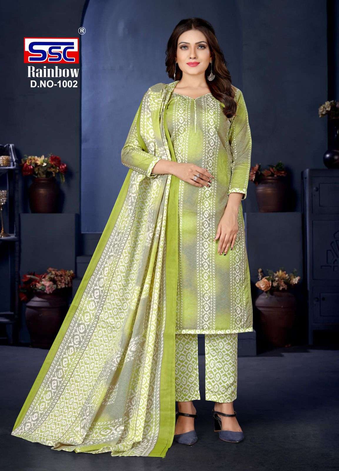 Rainbow By Shree Shanti Creation 1001 To 1012 Series Beautiful Suits Colorful Stylish Fancy Casual Wear & Ethnic Wear Soft Cotton Print Dresses At Wholesale Price