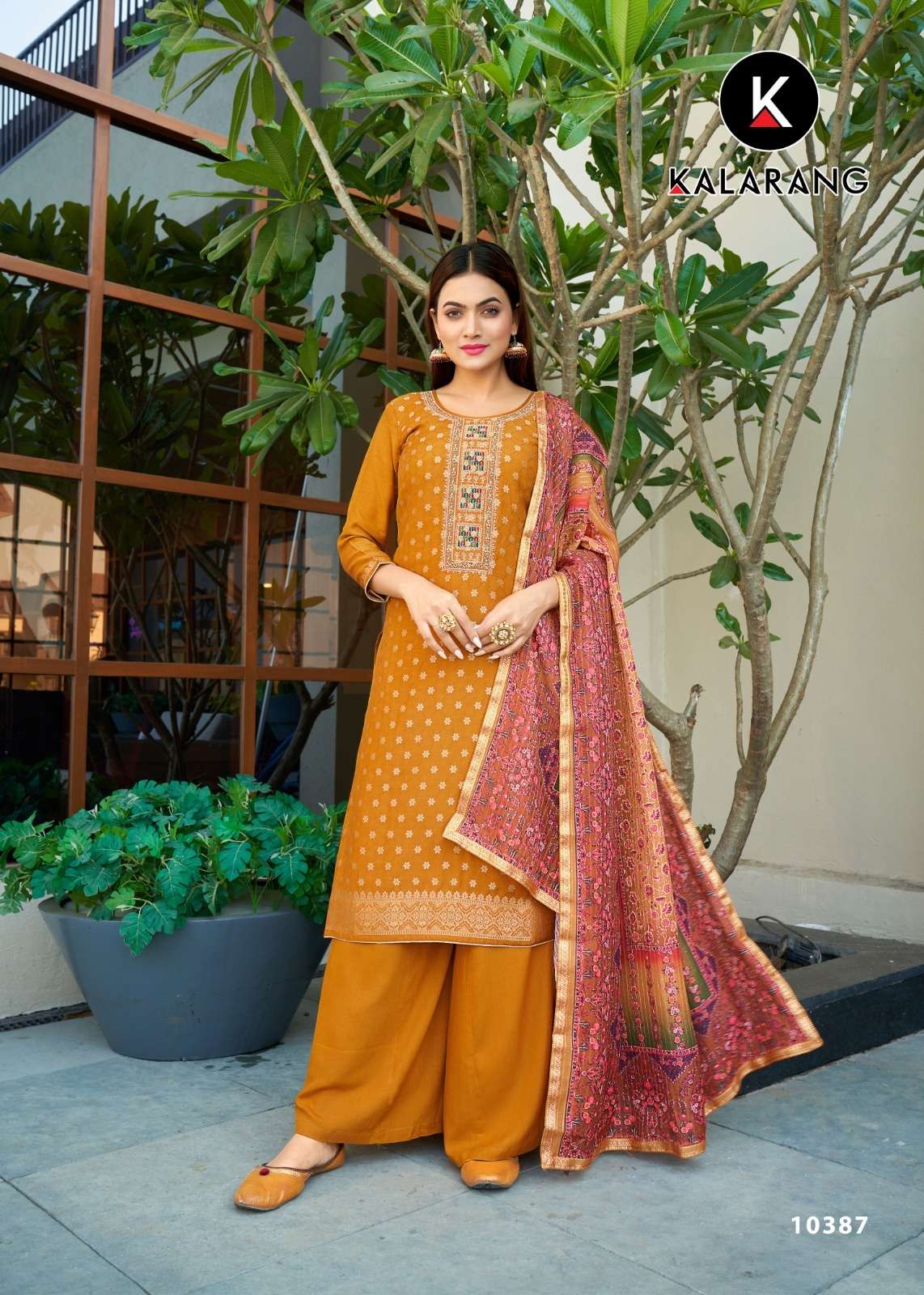 Mittal By Kalarang 10381 To 10388 Series Beautiful Stylish Suits Fancy Colorful Casual Wear & Ethnic Wear & Ready To Wear Pure Muslin Dola Jacquard Dresses At Wholesale Price