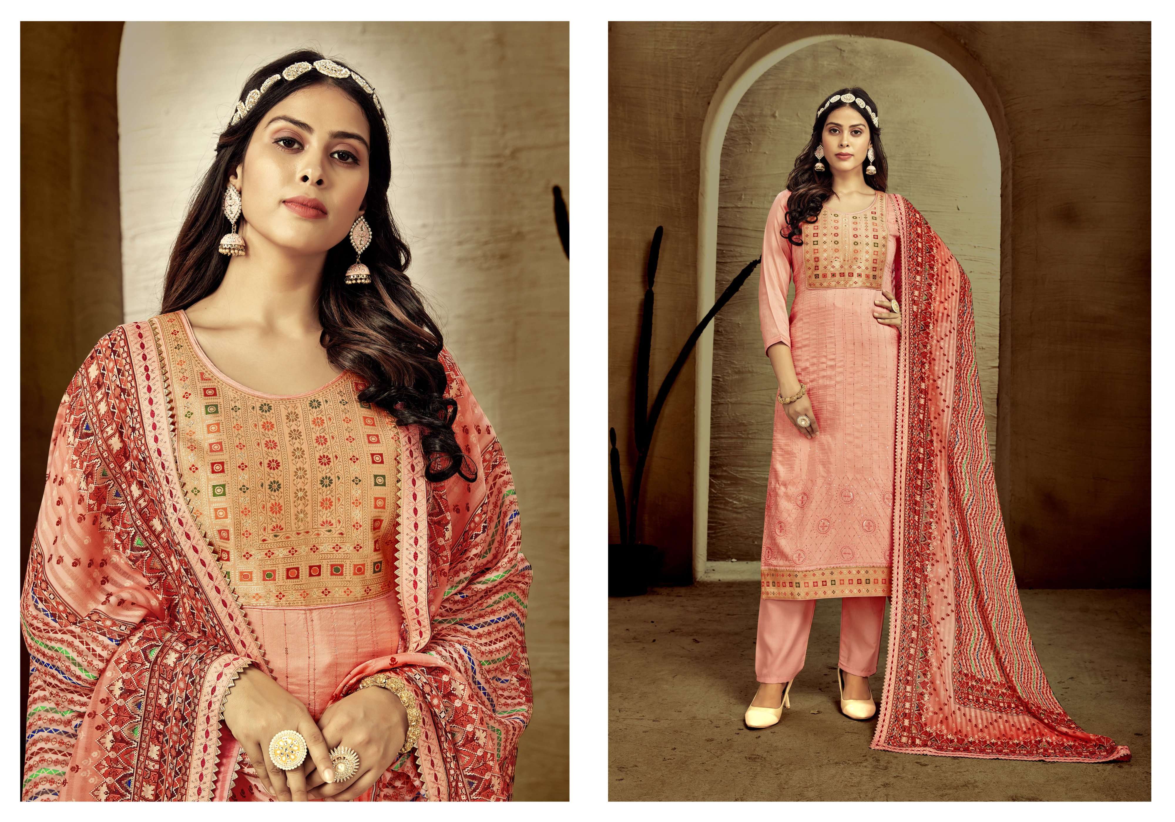Chameli By Kalarang 10581 To 10584 Series Beautiful Stylish Suits Fancy Colorful Casual Wear & Ethnic Wear & Ready To Wear Pure Muslin Dresses At Wholesale Price