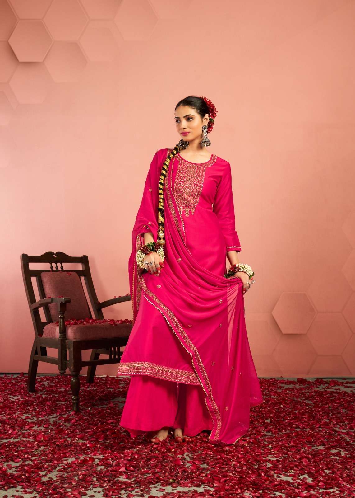 Heamli By Kalarang 10471 To 10474 Series Beautiful Suits Colorful Stylish Fancy Casual Wear & Ethnic Wear Pure Cotton Silk Dresses At Wholesale Price