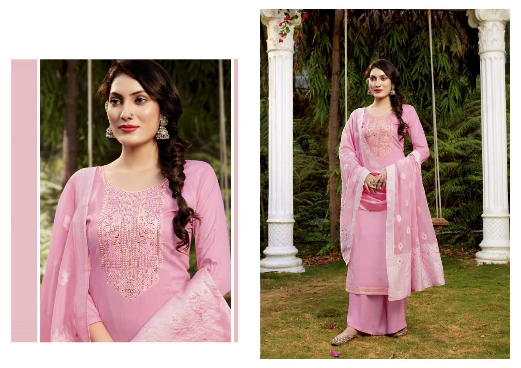 Aas By Kalarang 10651 To 10656 Series Beautiful Sharara Suits Colorful Stylish Fancy Casual Wear & Ethnic Wear Jam Silk With Work Dresses At Wholesale Price