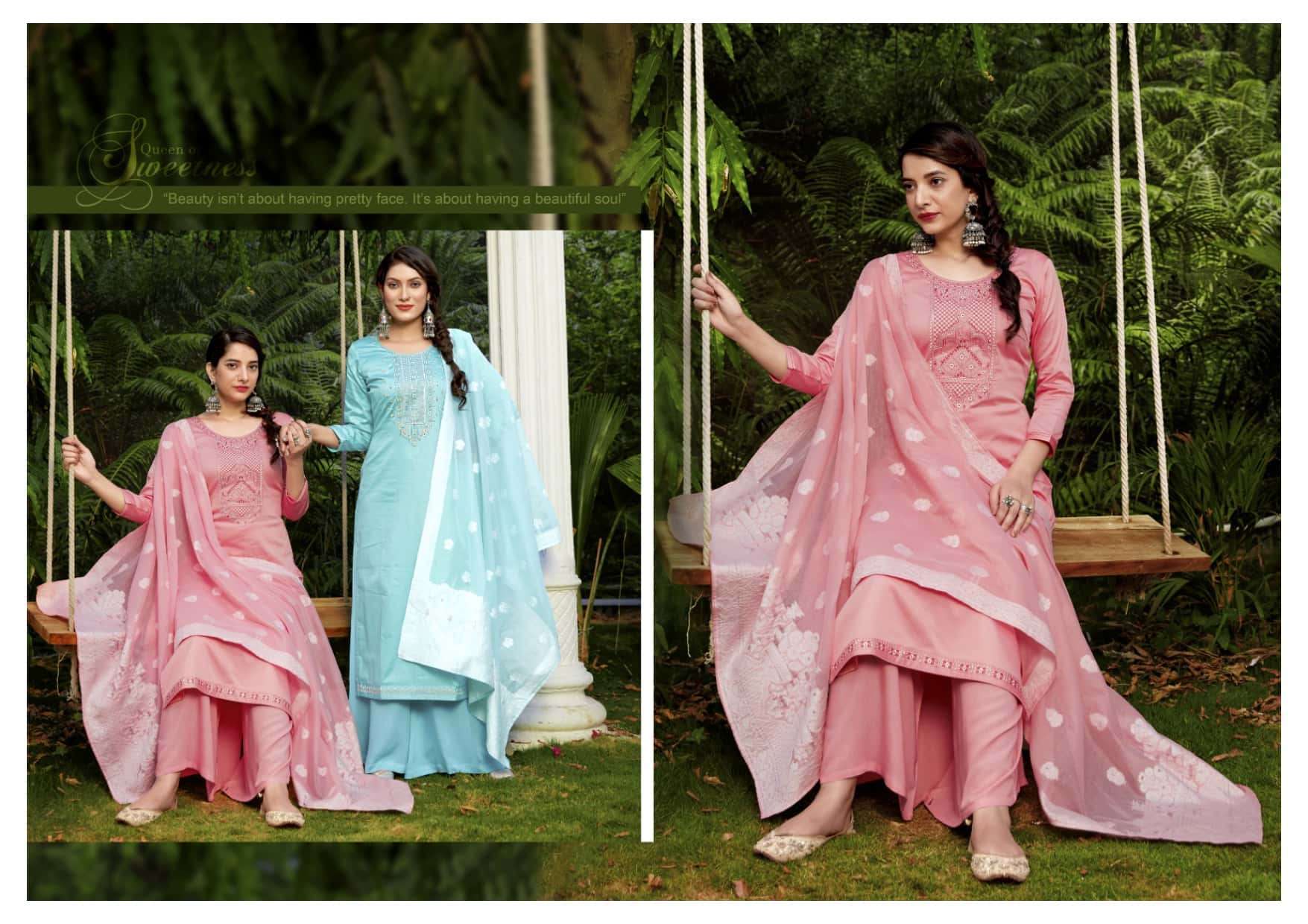 Aas By Kalarang 10651 To 10656 Series Beautiful Sharara Suits Colorful Stylish Fancy Casual Wear & Ethnic Wear Jam Silk With Work Dresses At Wholesale Price