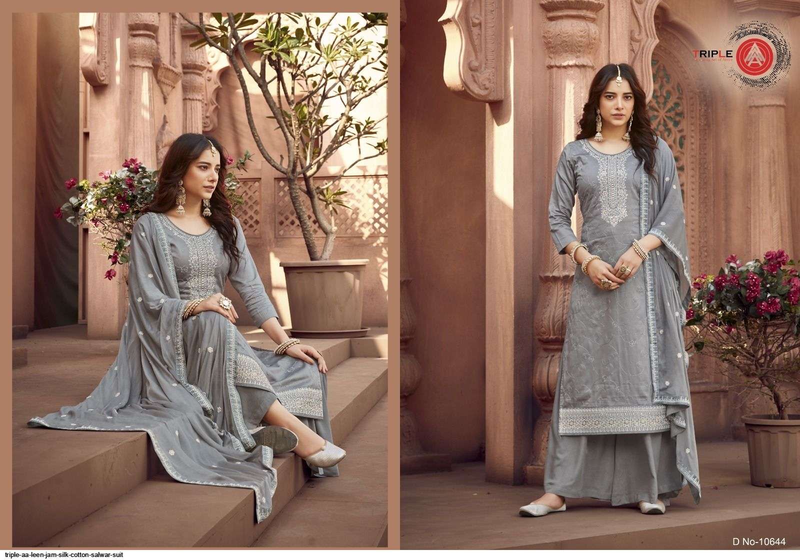 Leen By Triple Aaa 10641 To 10646 Series Beautiful Stylish Suits Fancy Colorful Casual Wear & Ethnic Wear & Ready To Wear Jam Silk Cotton Dresses At Wholesale Price