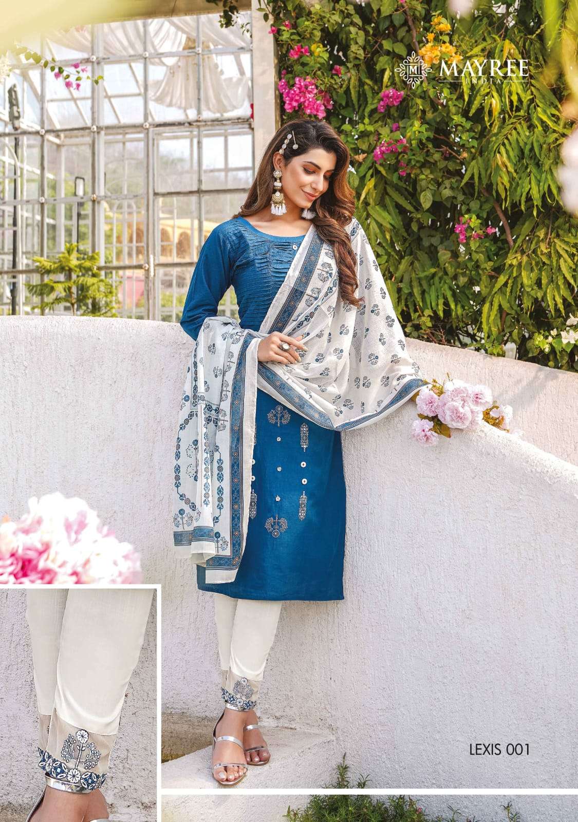 Lexis By Mayree 001 To 008 Series Beautiful Stylish Fancy Colorful Casual Wear & Ethnic Wear Rayon Cotton Kurtis At Wholesale Price