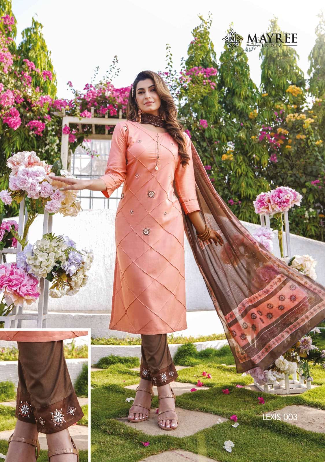 Lexis By Mayree 001 To 008 Series Beautiful Stylish Fancy Colorful Casual Wear & Ethnic Wear Rayon Cotton Kurtis At Wholesale Price
