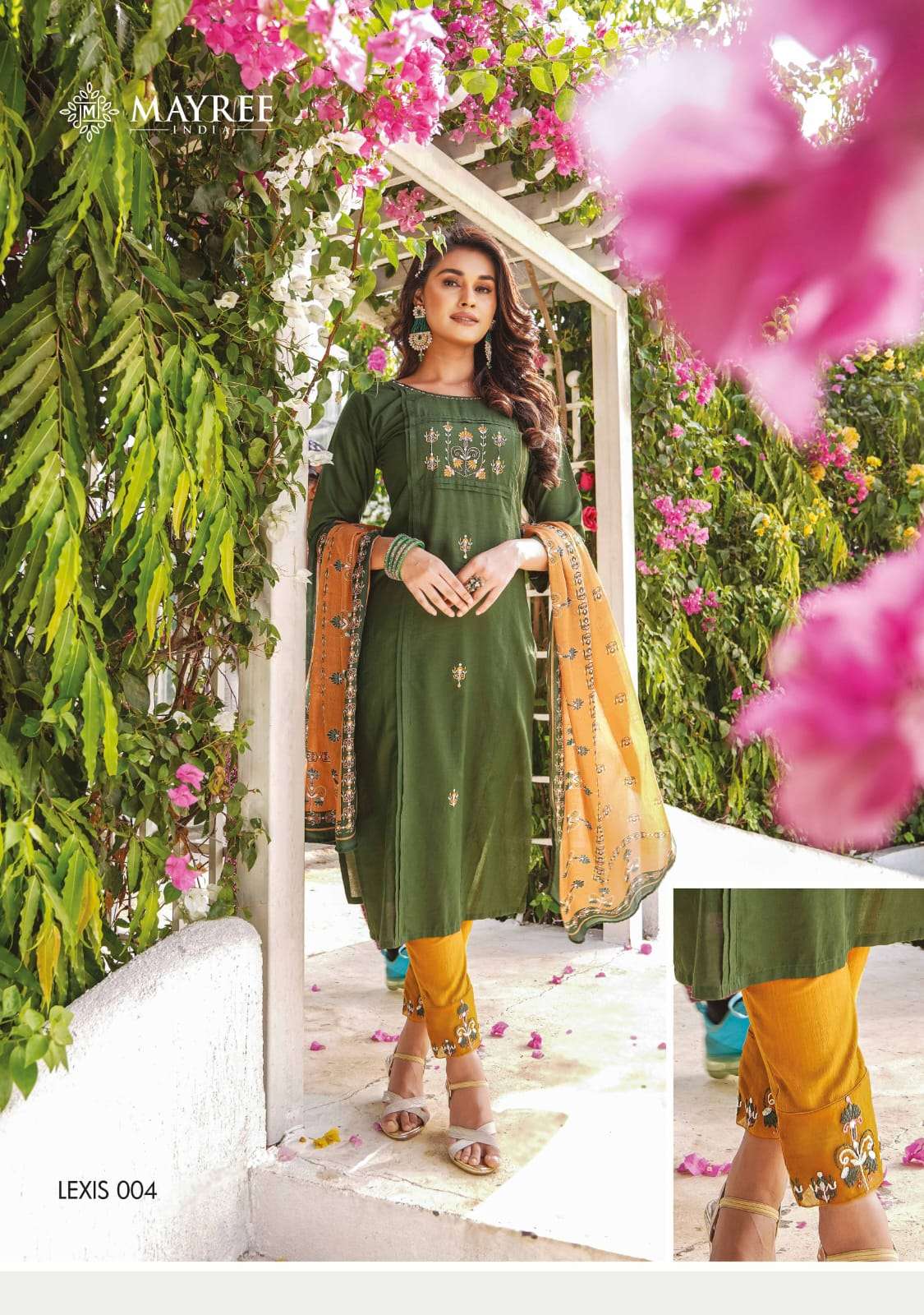 Lexis By Mayree 001 To 008 Series Beautiful Stylish Fancy Colorful Casual Wear & Ethnic Wear Rayon Cotton Kurtis At Wholesale Price