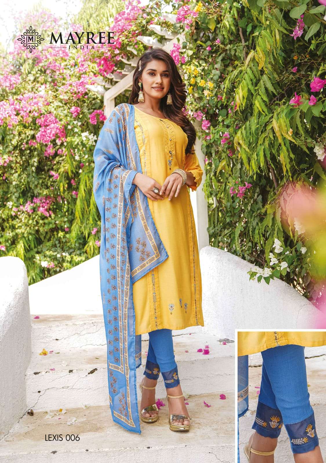 Lexis By Mayree 001 To 008 Series Beautiful Stylish Fancy Colorful Casual Wear & Ethnic Wear Rayon Cotton Kurtis At Wholesale Price