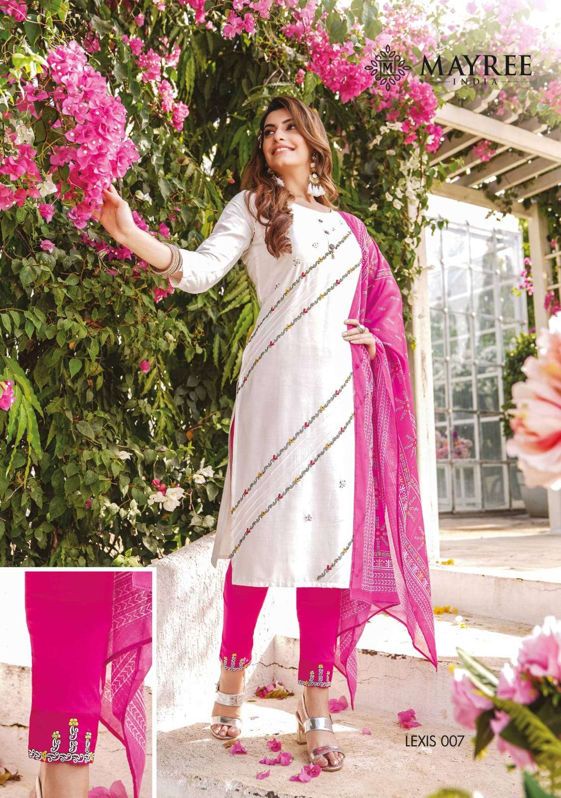 Lexis By Mayree 001 To 008 Series Beautiful Stylish Fancy Colorful Casual Wear & Ethnic Wear Rayon Cotton Kurtis At Wholesale Price