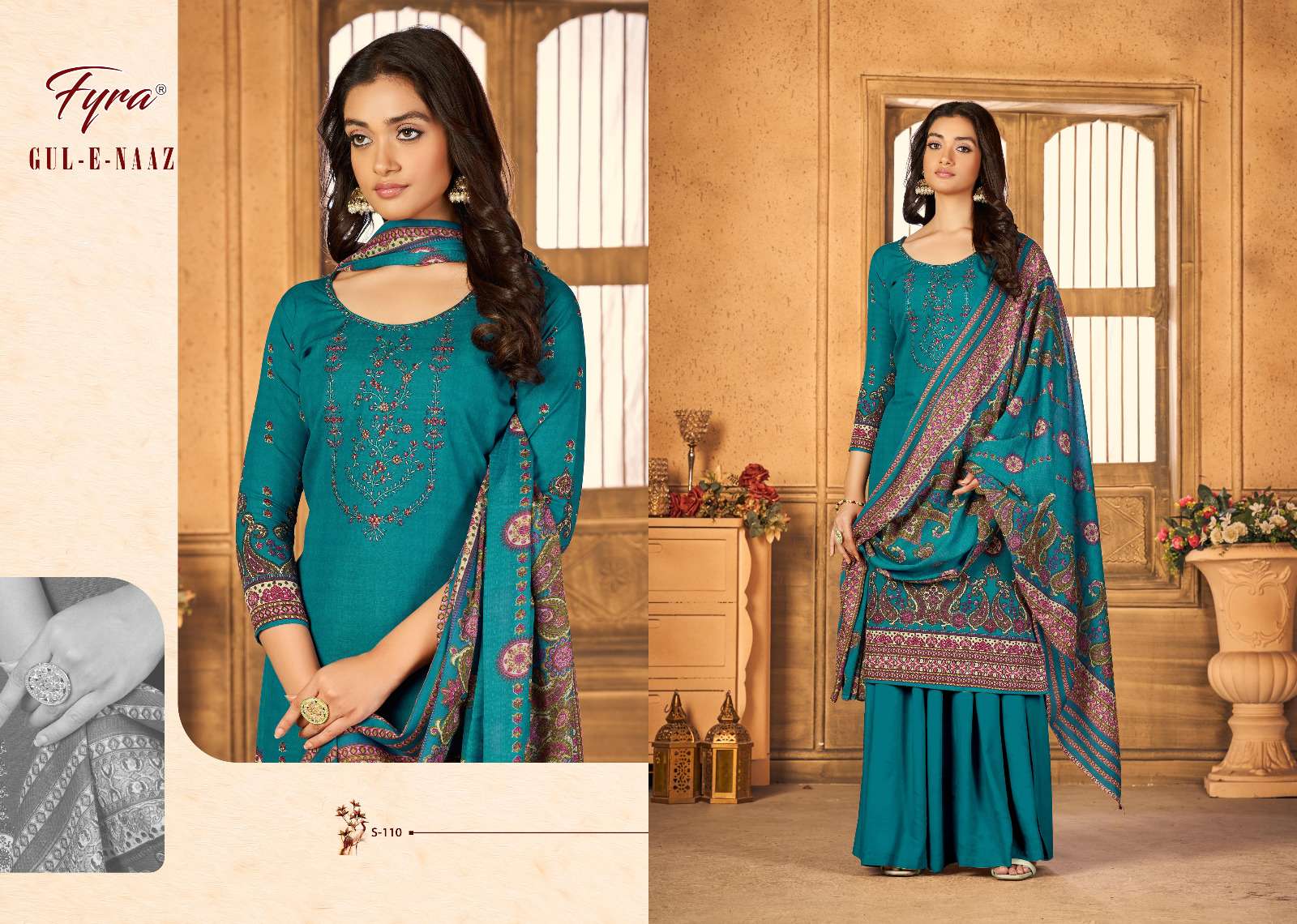 Gul-E-Naaz By Fyra 101 To 110 Series Beautiful Suits Colorful Stylish Fancy Casual Wear & Ethnic Wear Pure Cotton Print Dresses At Wholesale Price