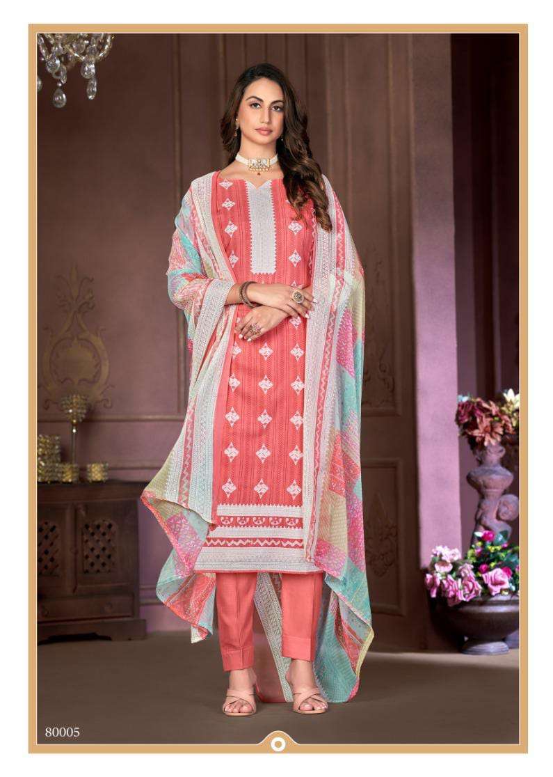 Batik By Skt Suit 80001 To 80008 Series Designer Festive Suits Beautiful Stylish Fancy Colorful Party Wear & Occasional Wear Pure Cotton Print Dresses At Wholesale Price