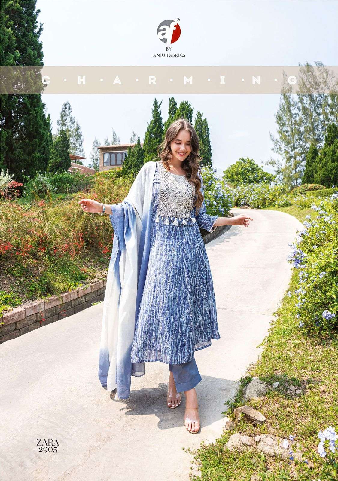 Zara Vol-3 By Anju Fabrics 2901 To 2905 Series Beautiful Festive Suits Colorful Stylish Fancy Casual Wear & Ethnic Wear Pure Cotton Dresses At Wholesale Price