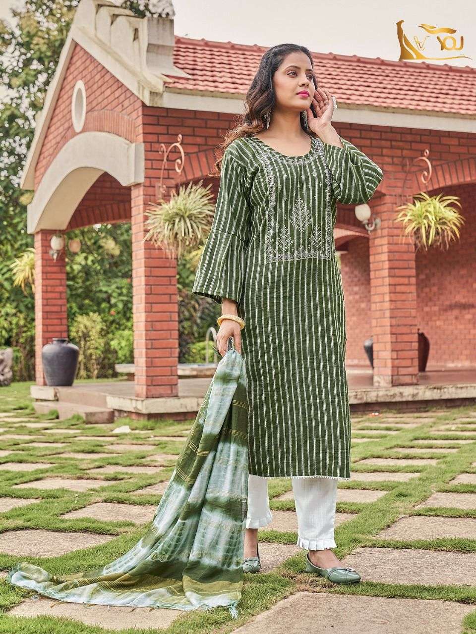 Coral Vol-1 By V4You 1001 To 1008 Series Beautiful Festive Suits Colorful Stylish Fancy Casual Wear & Ethnic Wear Viscose Rayon With Work Dresses At Wholesale Price