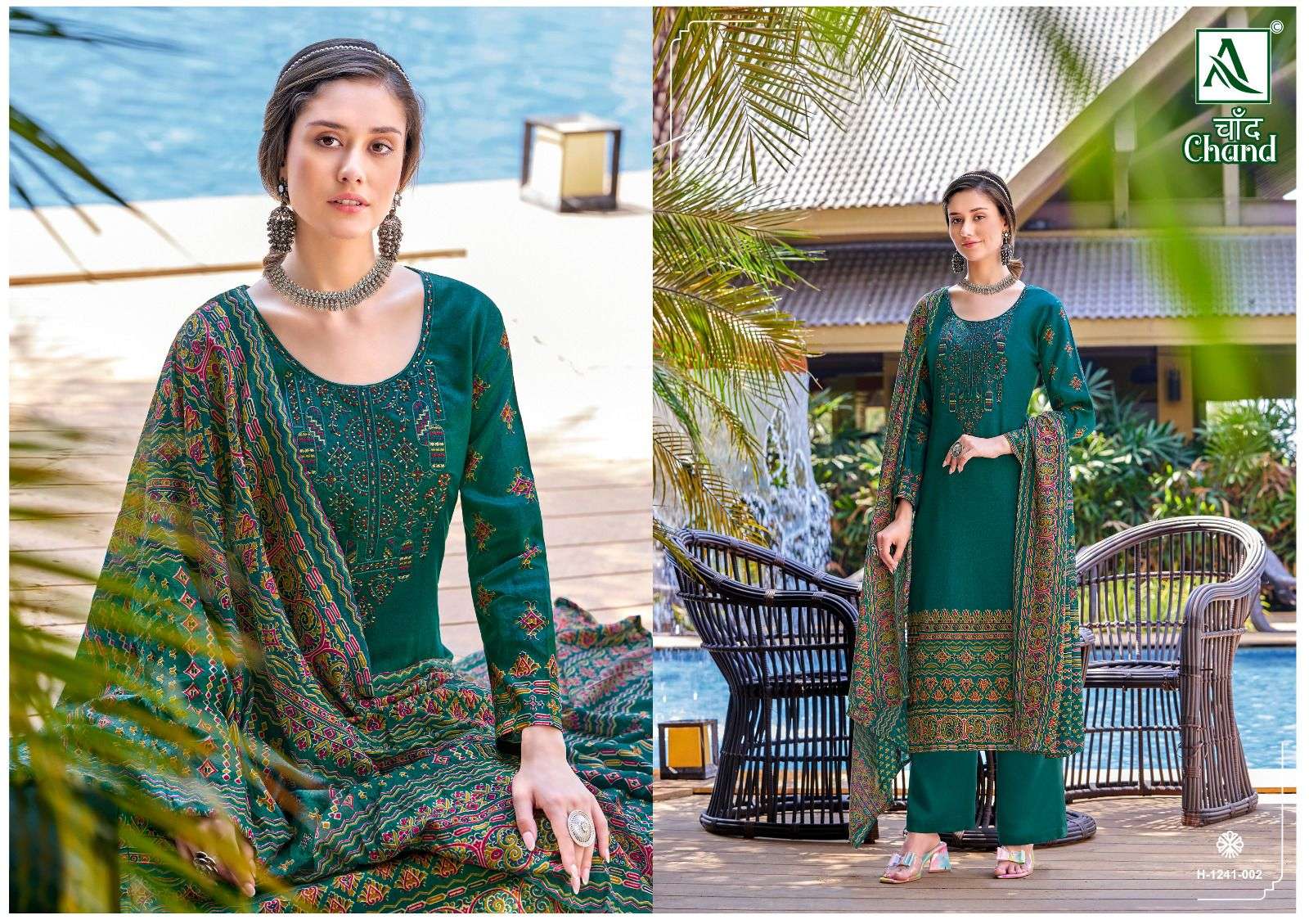 Chand By Alok Suits 1241-001 To 1241-008 Series Designer Festive Suits Beautiful Stylish Fancy Colorful Party Wear & Occasional Wear Pure Jam Print Dresses At Wholesale Price