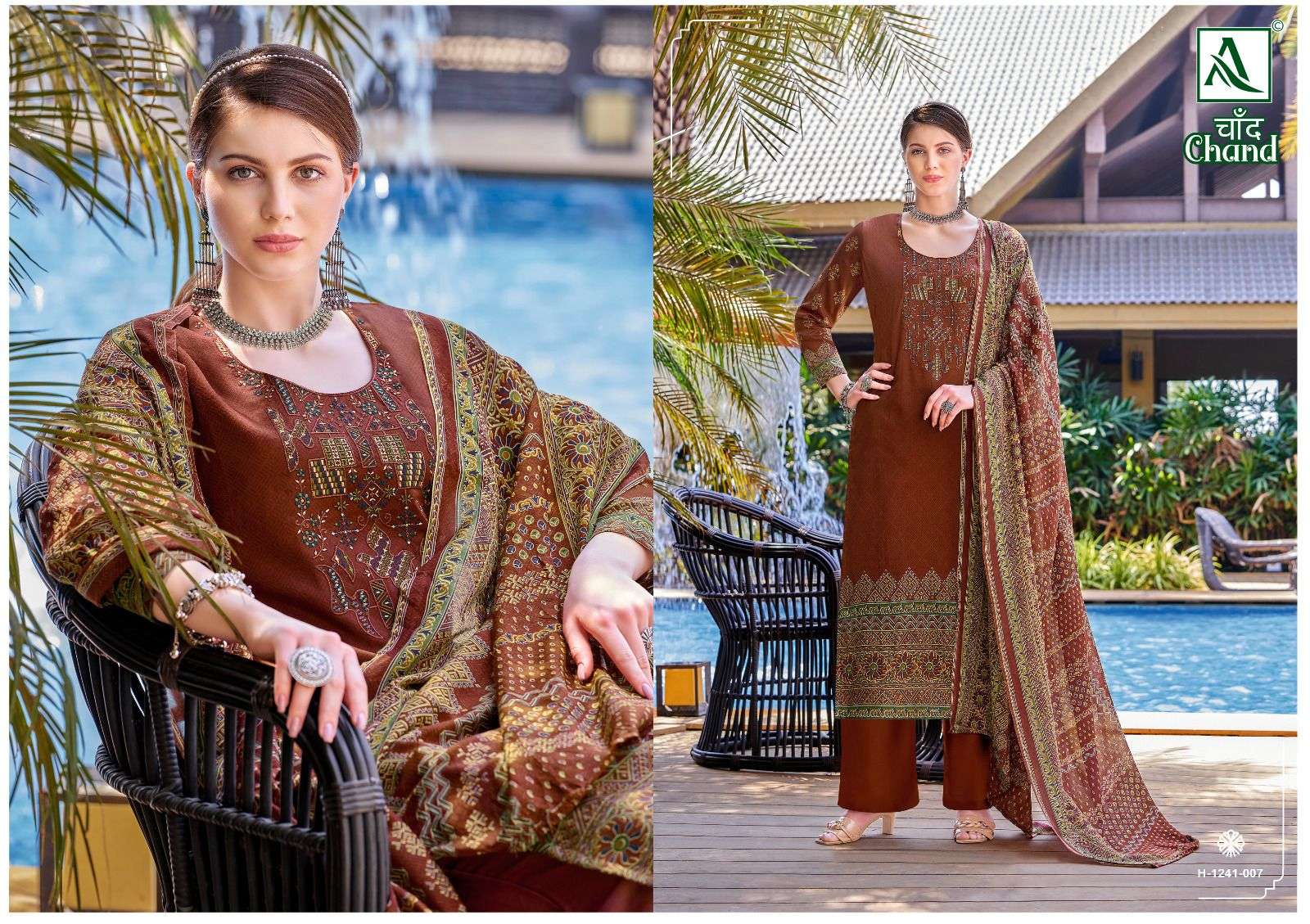 Chand By Alok Suits 1241-001 To 1241-008 Series Designer Festive Suits Beautiful Stylish Fancy Colorful Party Wear & Occasional Wear Pure Jam Print Dresses At Wholesale Price