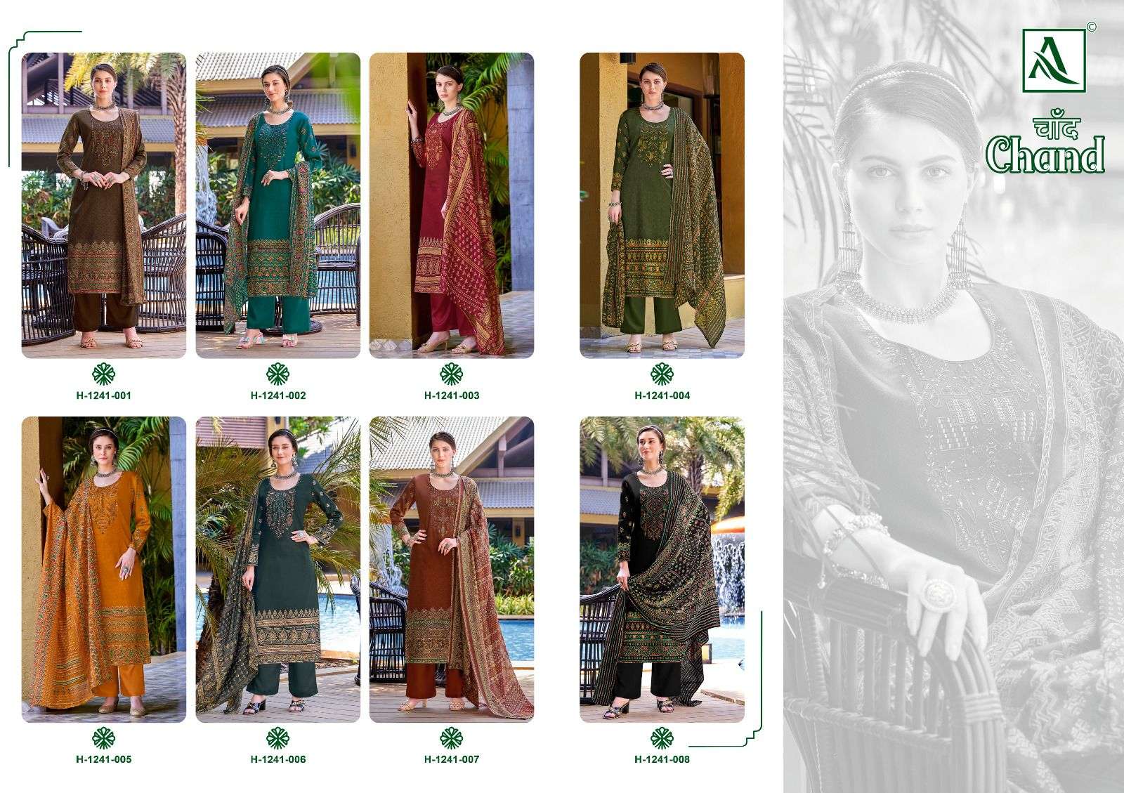 Chand By Alok Suits 1241-001 To 1241-008 Series Designer Festive Suits Beautiful Stylish Fancy Colorful Party Wear & Occasional Wear Pure Jam Print Dresses At Wholesale Price