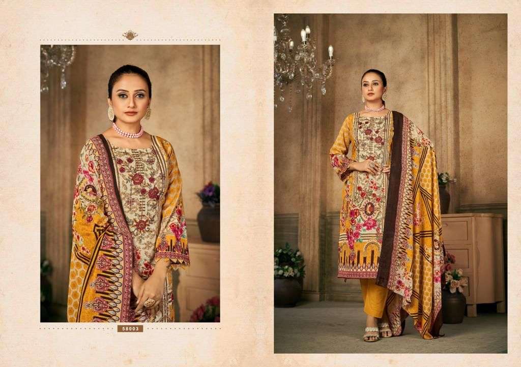 Chevron Vol-2 By Siyoni 58001 To 58008 Series Beautiful Festive Suits Colorful Stylish Fancy Casual Wear & Ethnic Wear Pure Cotton Embroidery Dresses At Wholesale Price