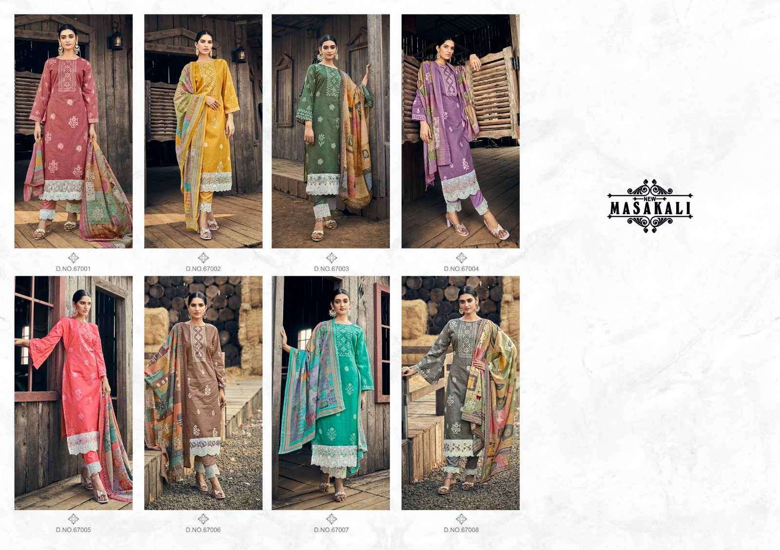 Nuraniyat By Masakali 67001 To 67008 Series Designer Sharara Suits Collection Beautiful Stylish Fancy Colorful Party Wear & Occasional Wear Pure Lawn Cotton Digital Print With Embroidered Dresses At Wholesale Price