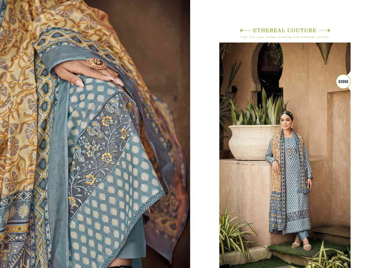 Elica By Masakali 63001 To 63008 Series Designer Sharara Suits Collection Beautiful Stylish Fancy Colorful Party Wear & Occasional Wear Pure Cambric Cotton Digital Print With Embroidered Dresses At Wholesale Price