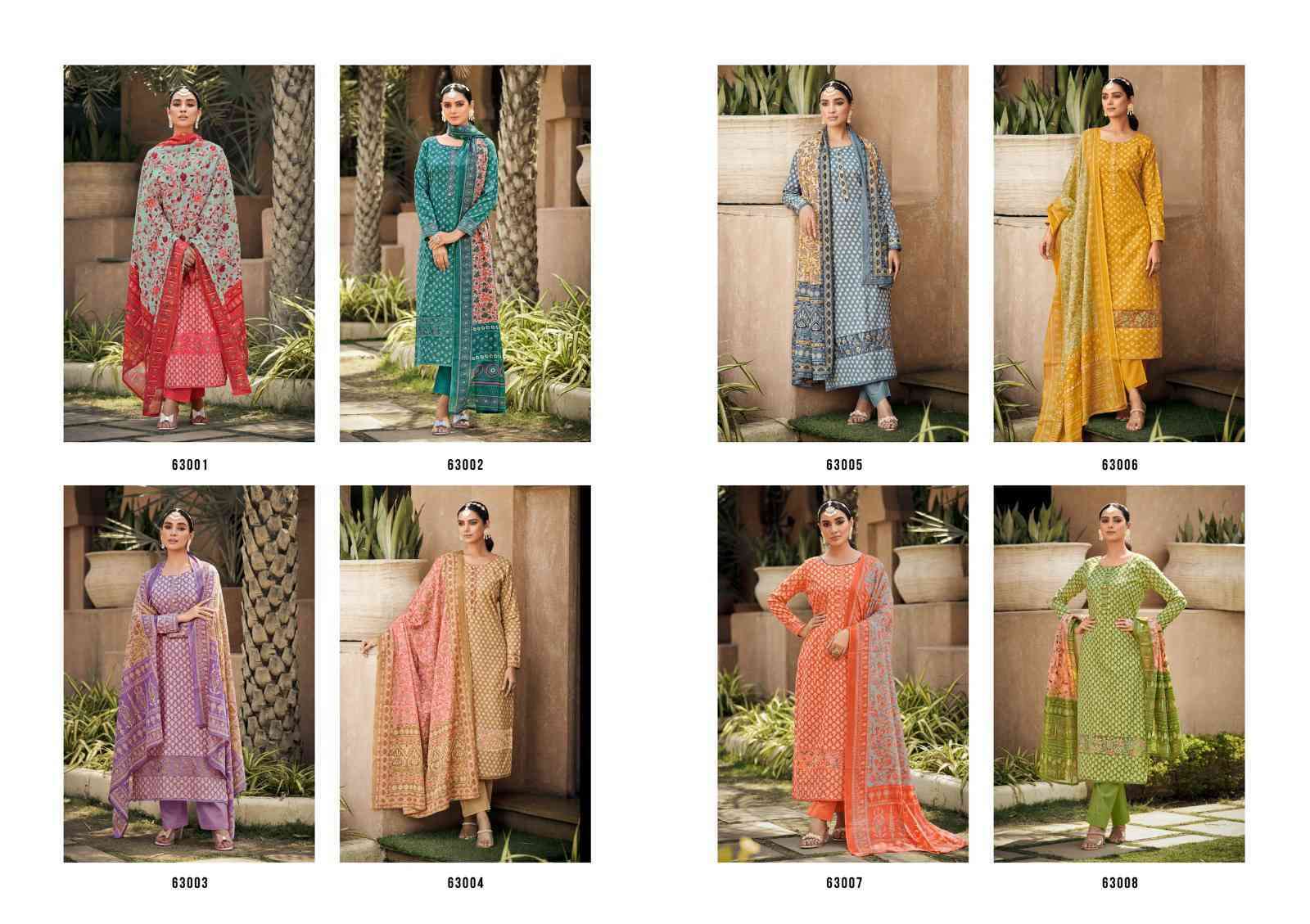 Elica By Masakali 63001 To 63008 Series Designer Sharara Suits Collection Beautiful Stylish Fancy Colorful Party Wear & Occasional Wear Pure Cambric Cotton Digital Print With Embroidered Dresses At Wholesale Price