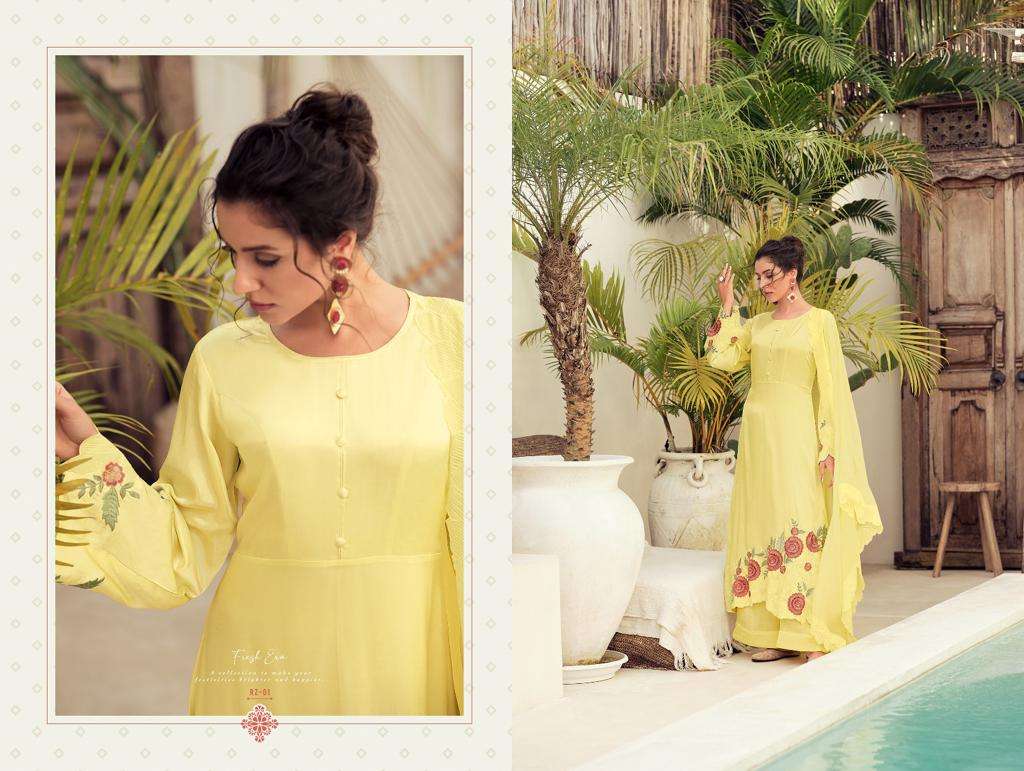 Raazi By Aiqa 01 To 06 Series Beautiful Festive Suits Colorful Stylish Fancy Casual Wear & Ethnic Wear Pure Bemberg Silk Dresses At Wholesale Price